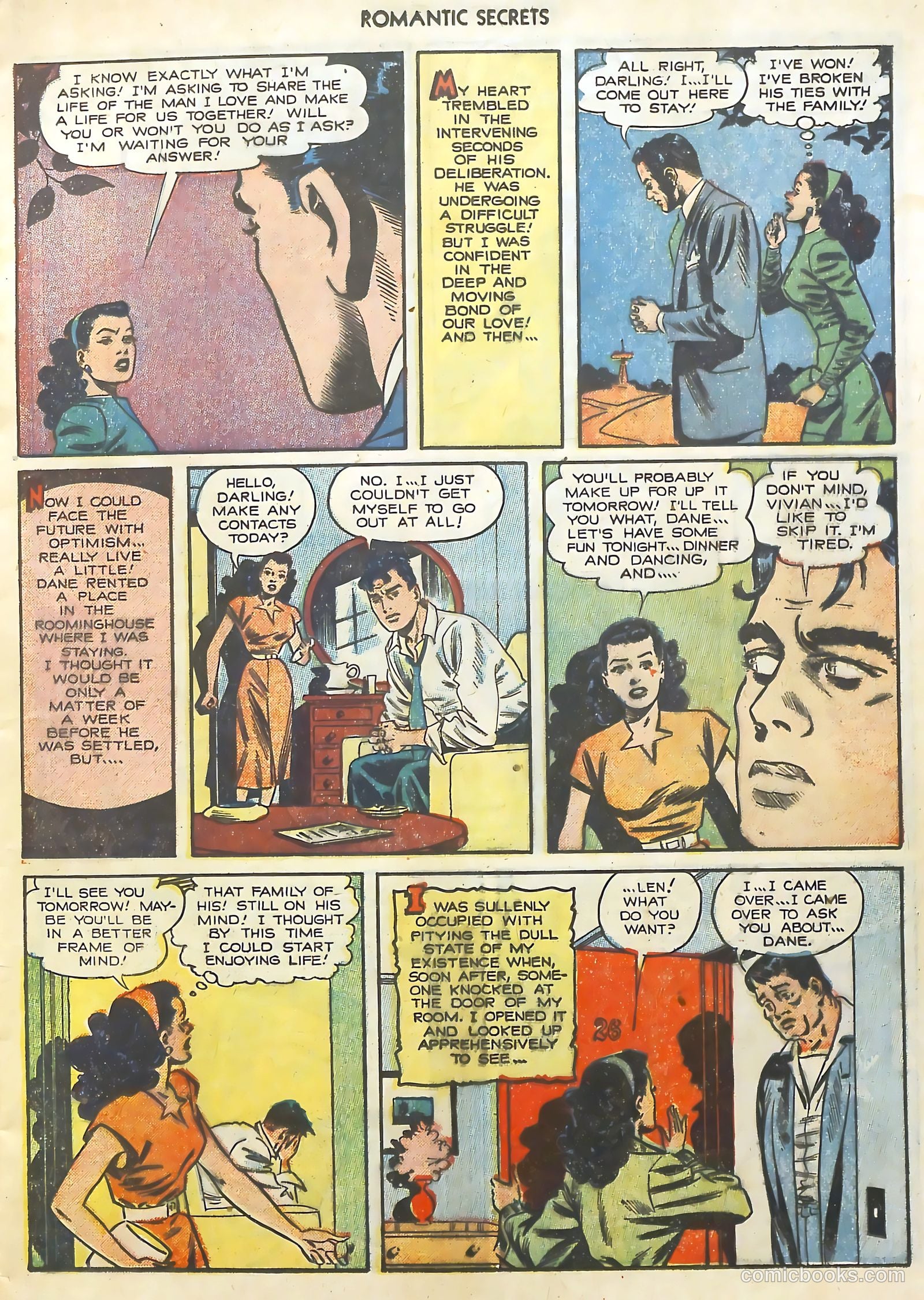 Romantic Secrets #23 — page 9 of 36