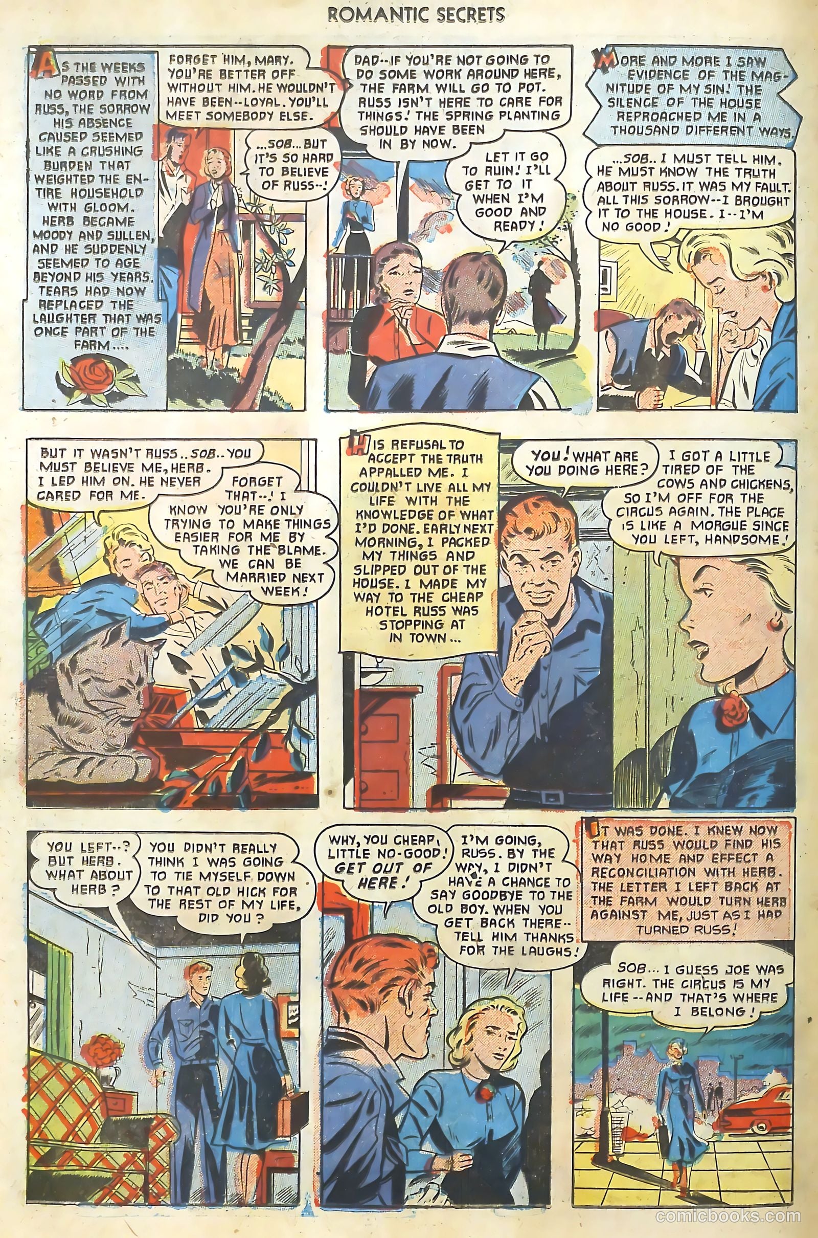 Romantic Secrets #23 — page 34 of 36