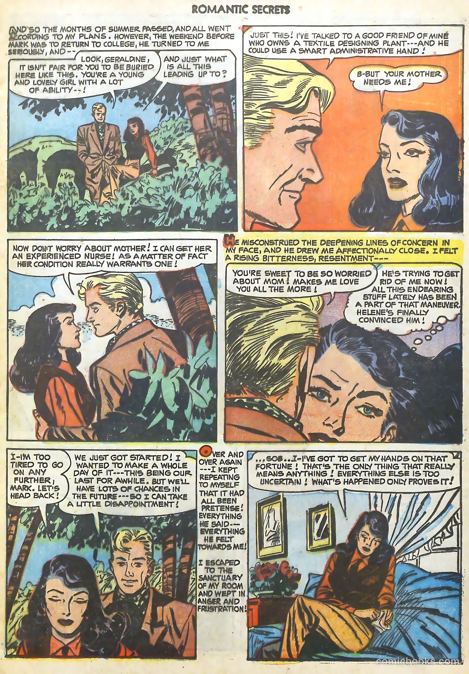 Romantic Secrets #25 — page 9 of 36