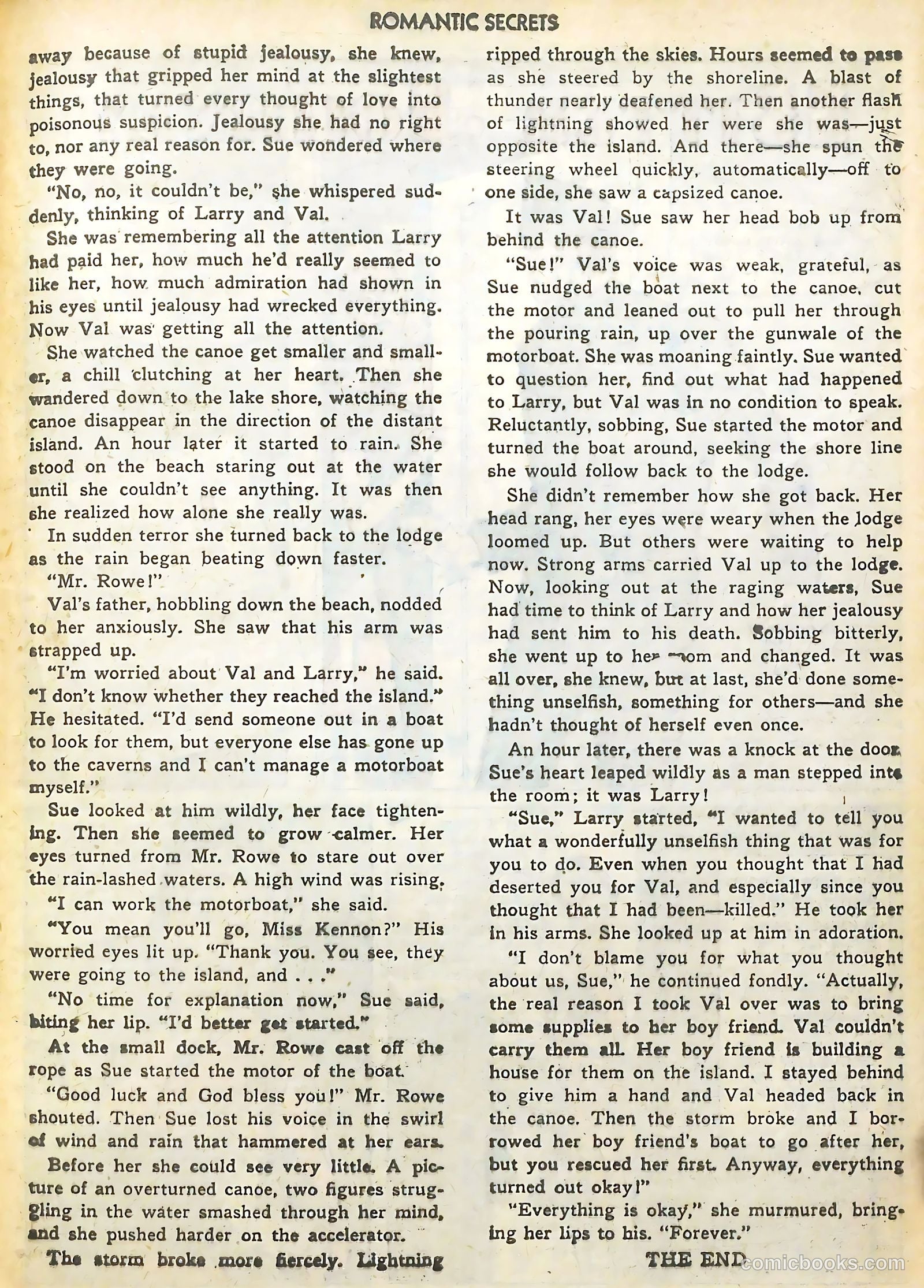 Romantic Secrets #25 — page 25 of 36