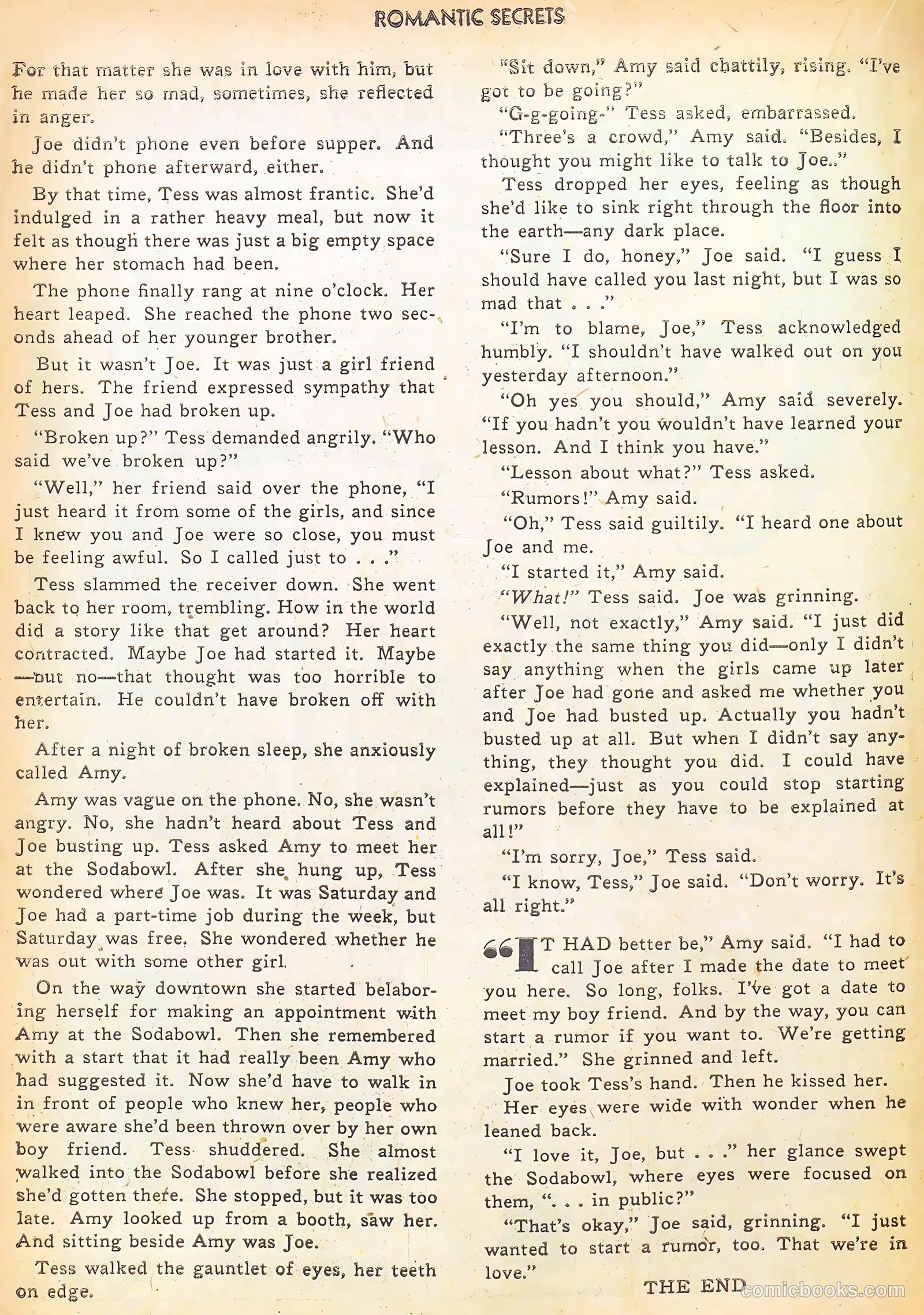 Romantic Secrets #28 — page 16 of 36