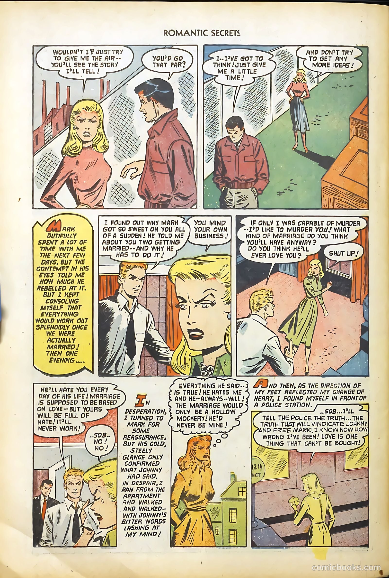 Romantic Secrets #31 — page 34 of 36