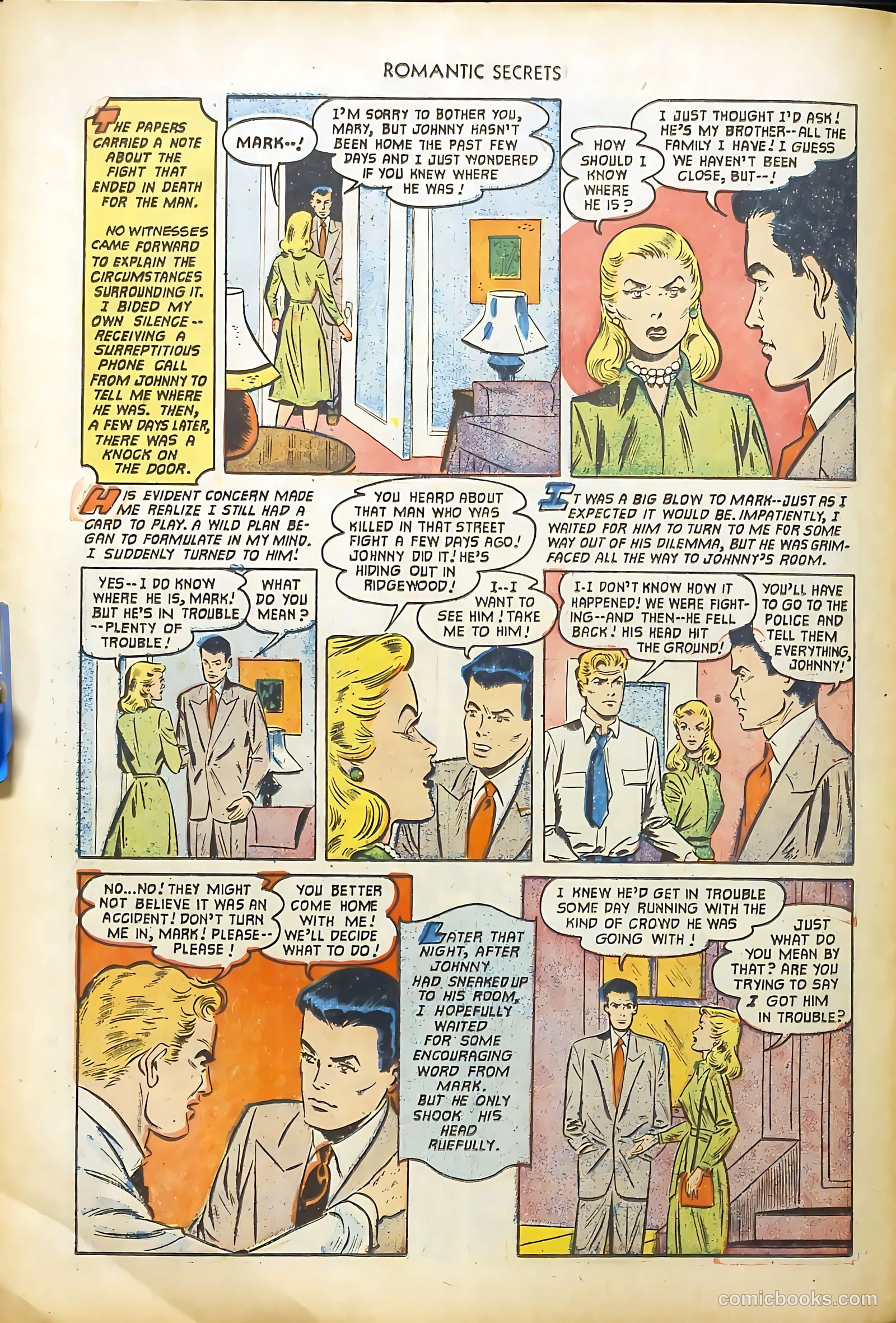 Romantic Secrets #31 — page 32 of 36