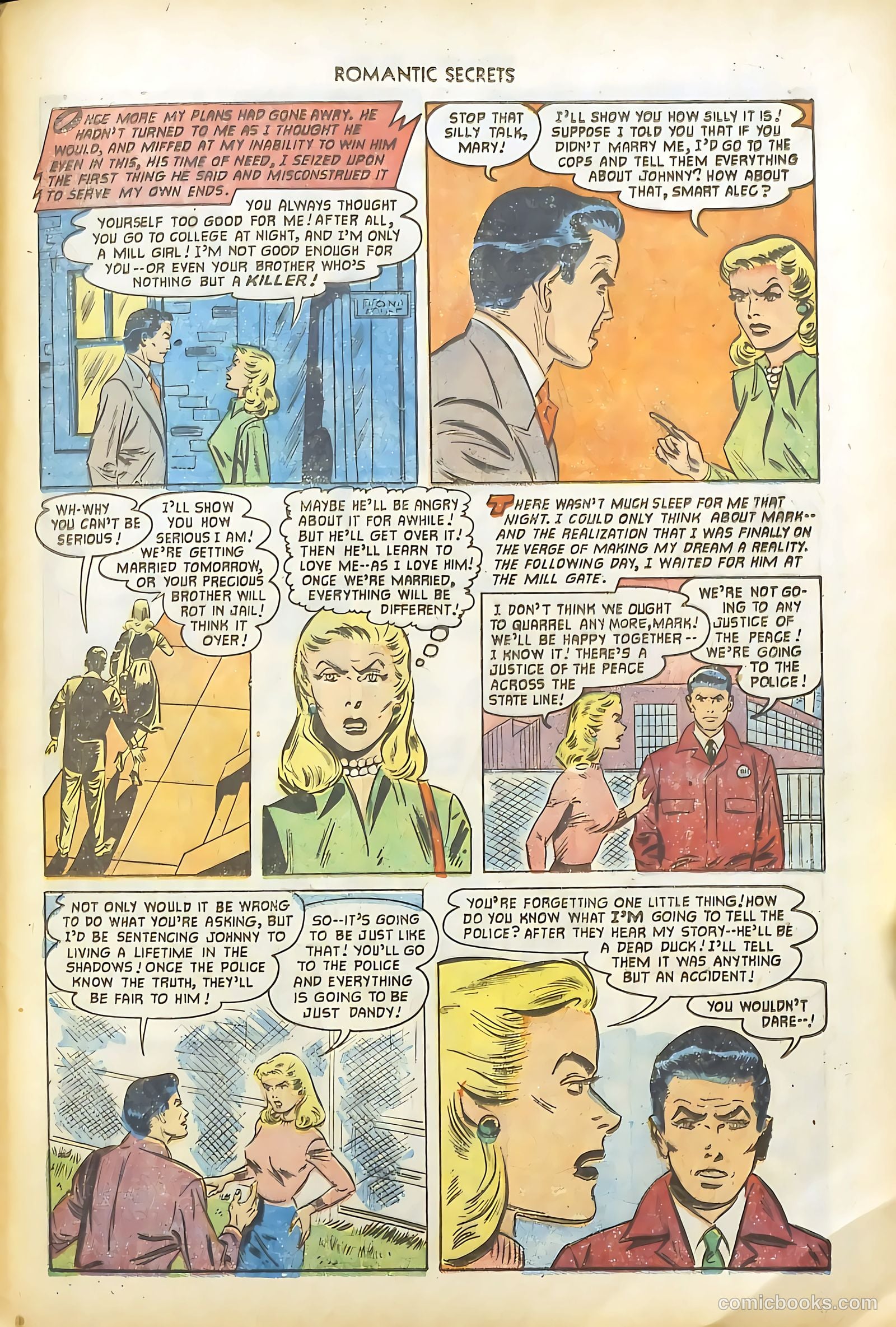 Romantic Secrets #31 — page 33 of 36
