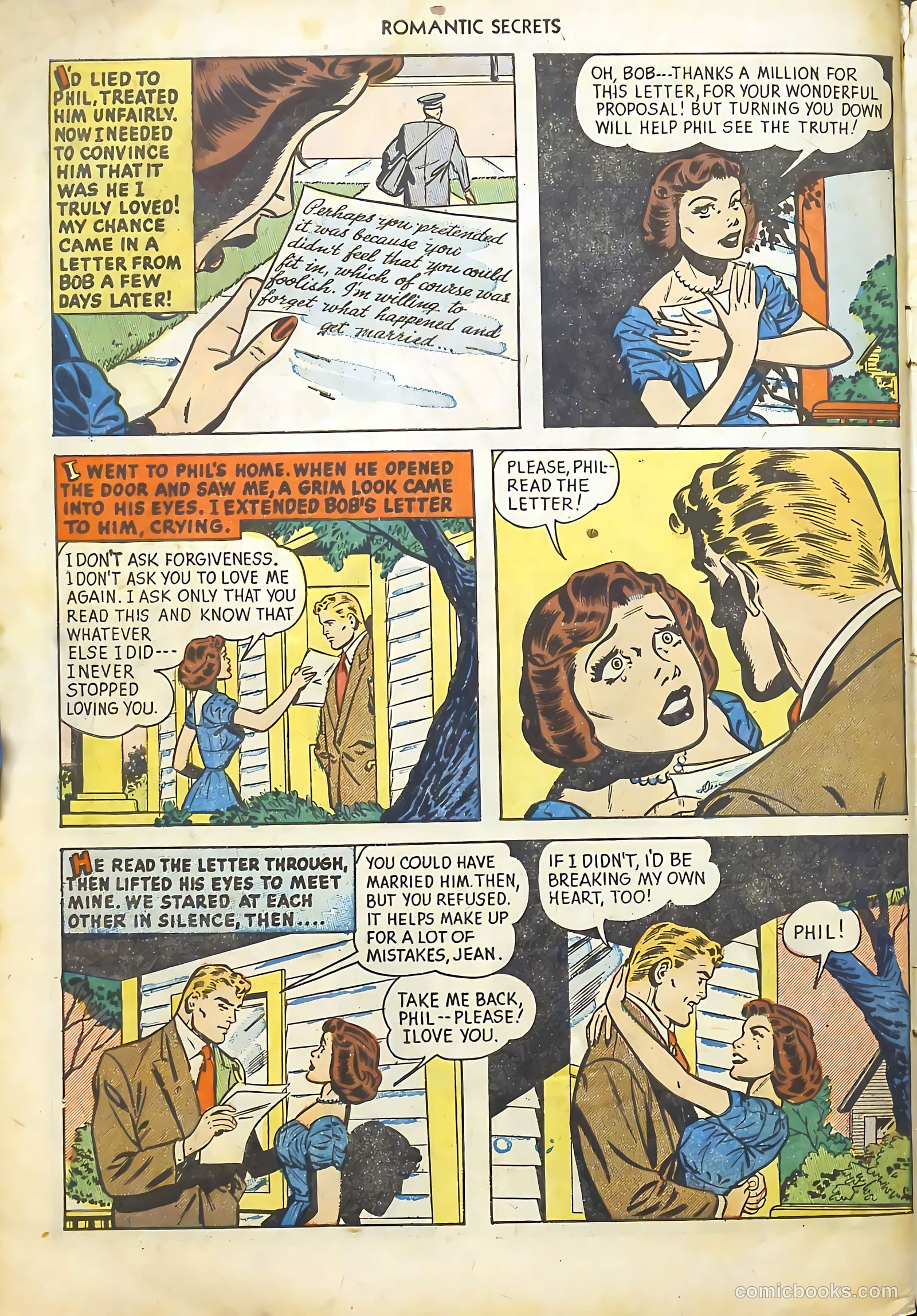 Romantic Secrets #34 — page 34 of 36