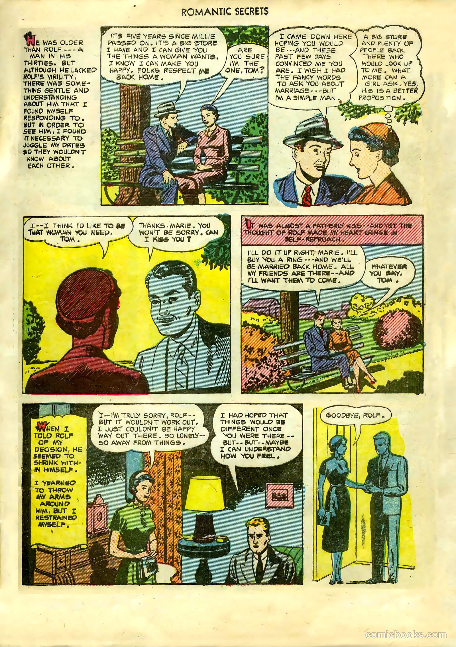 Romantic Secrets #36 — page 19 of 36