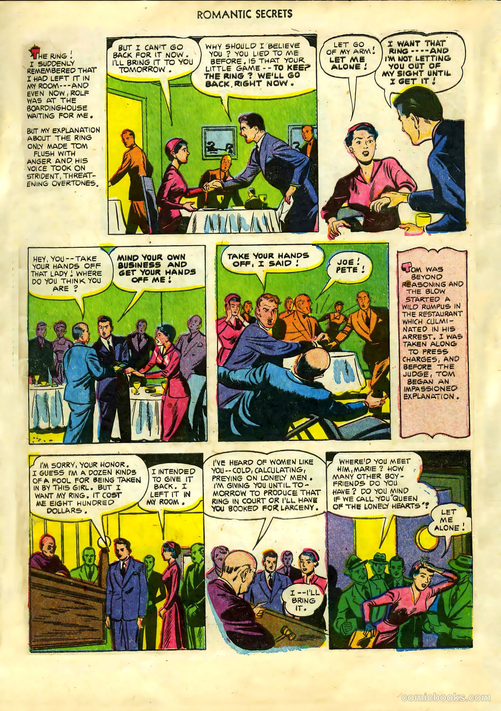 Romantic Secrets #36 — page 21 of 36