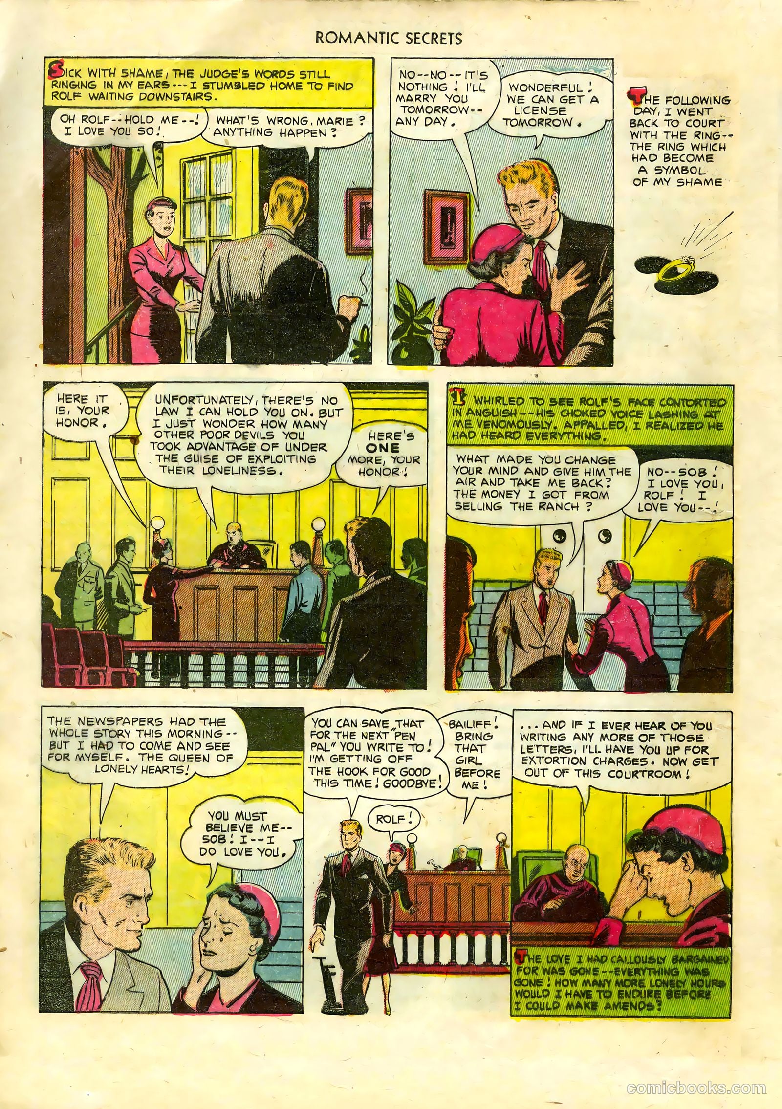 Romantic Secrets #36 — page 22 of 36