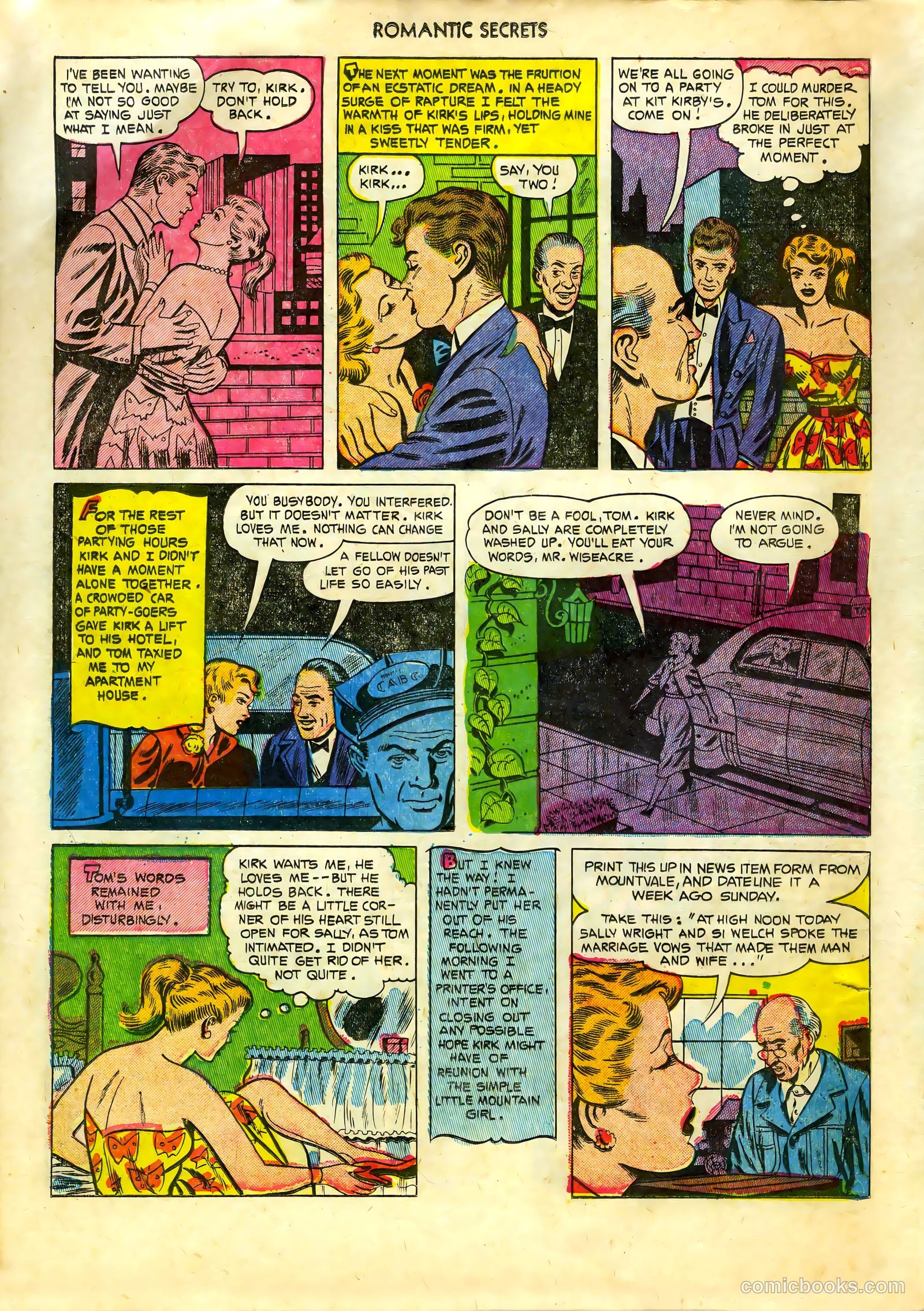 Romantic Secrets #36 — page 32 of 36
