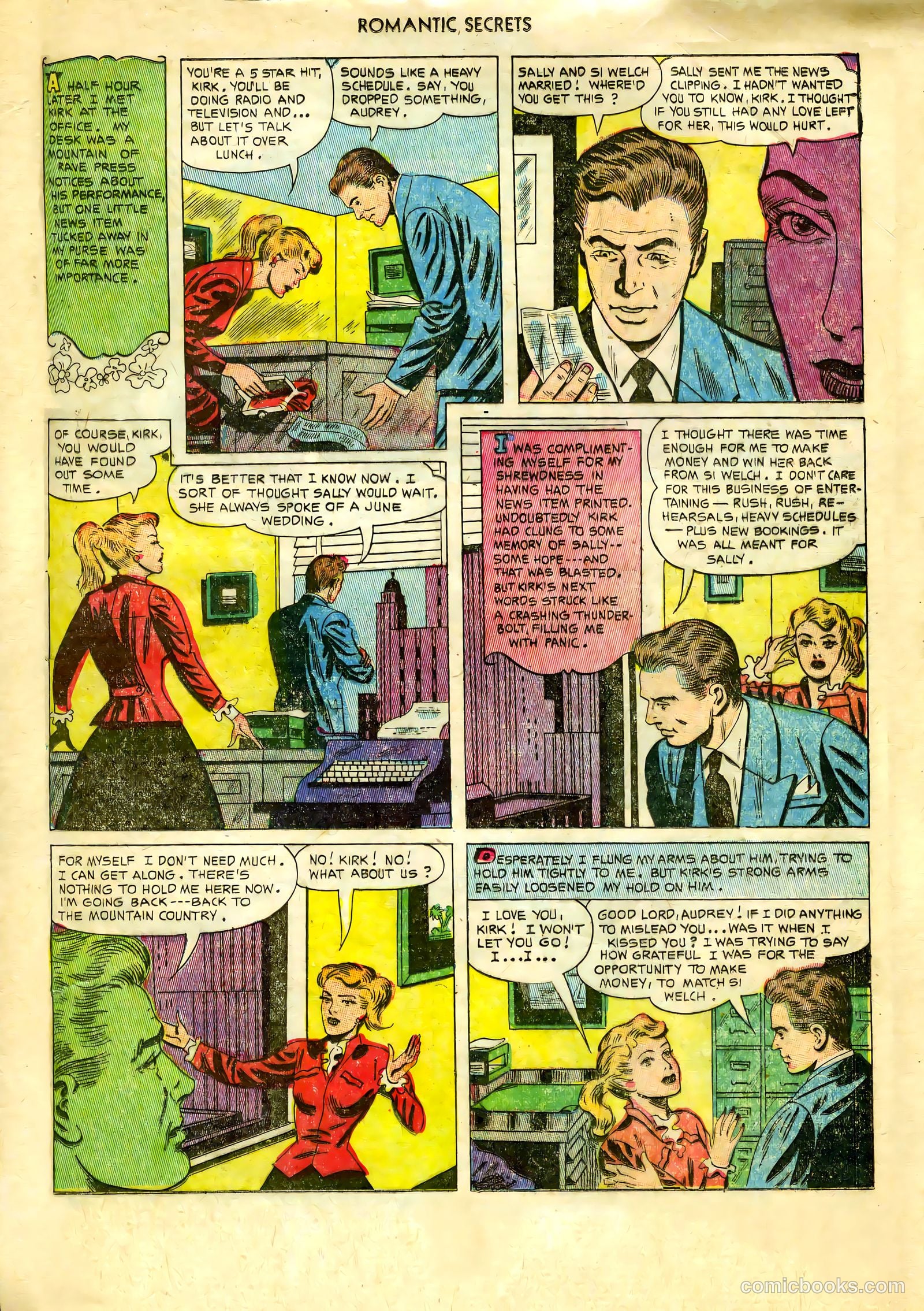 Romantic Secrets #36 — page 33 of 36