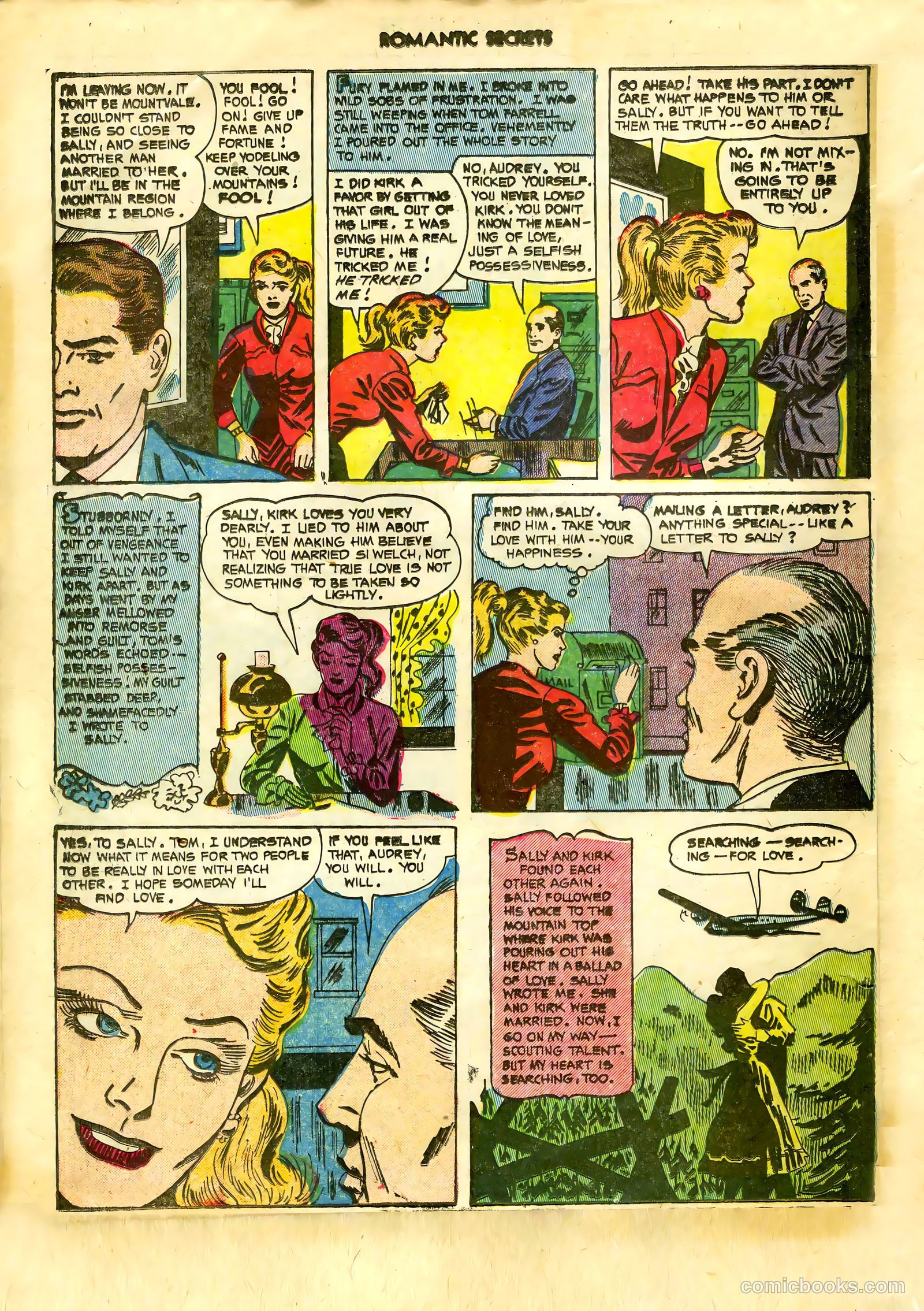 Romantic Secrets #36 — page 34 of 36