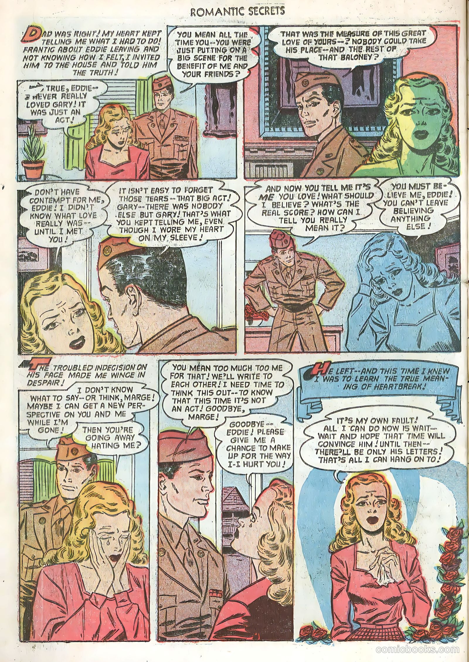Romantic Secrets #37 — page 34 of 36