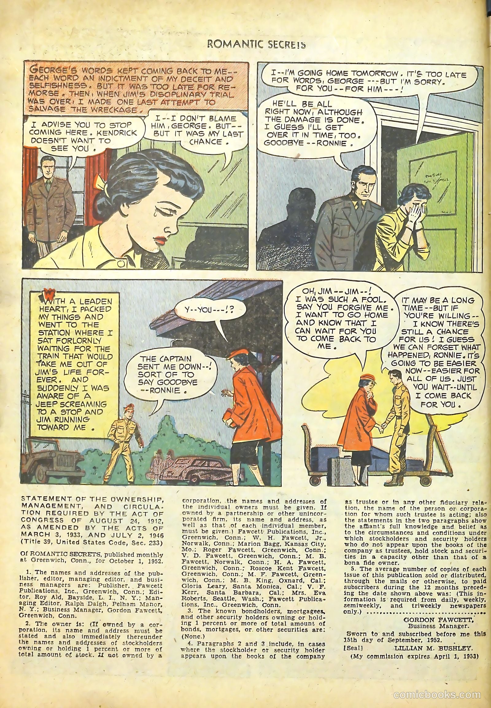 Romantic Secrets #38 — page 34 of 36