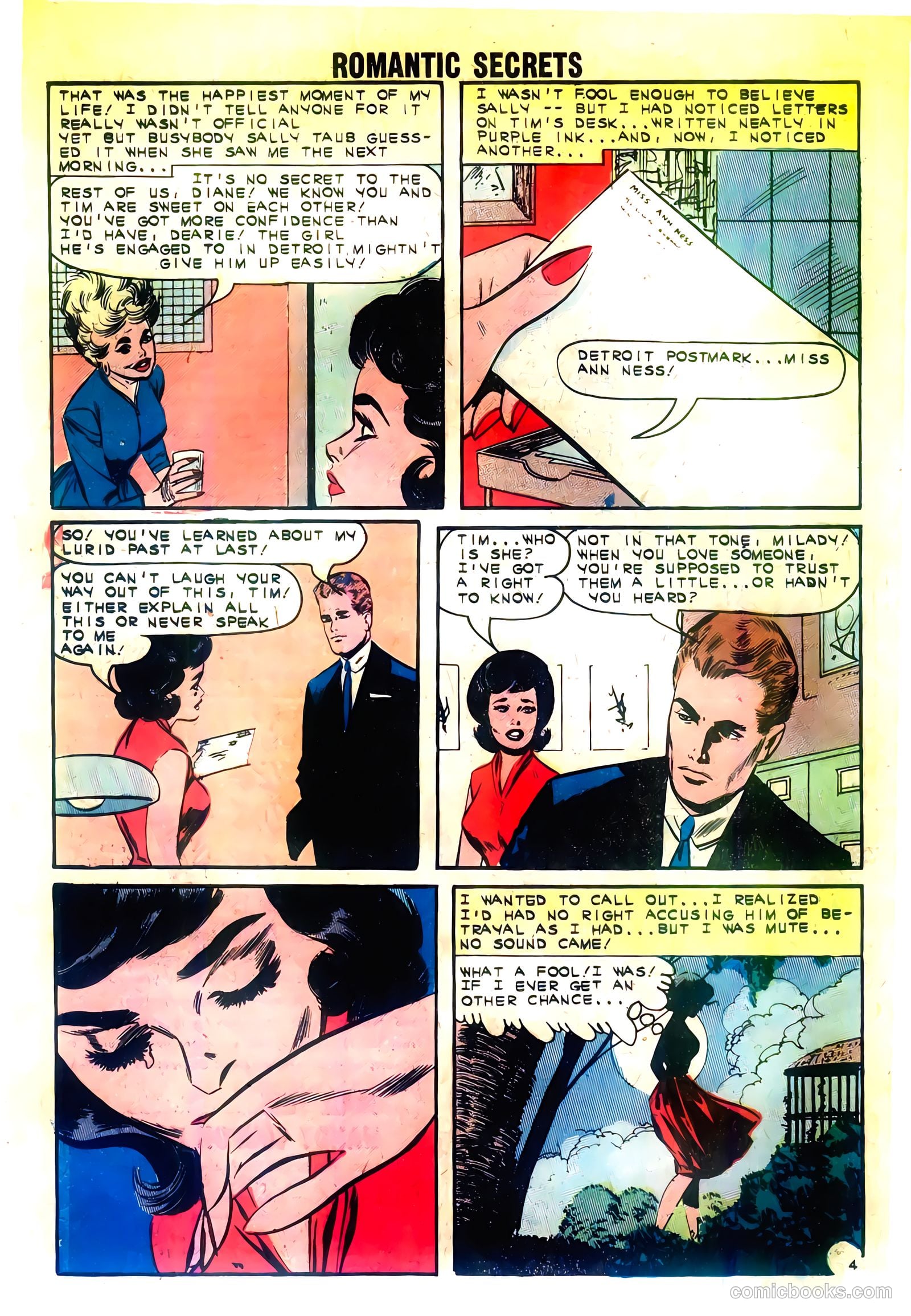 Romantic Secrets #45 — page 32 of 36