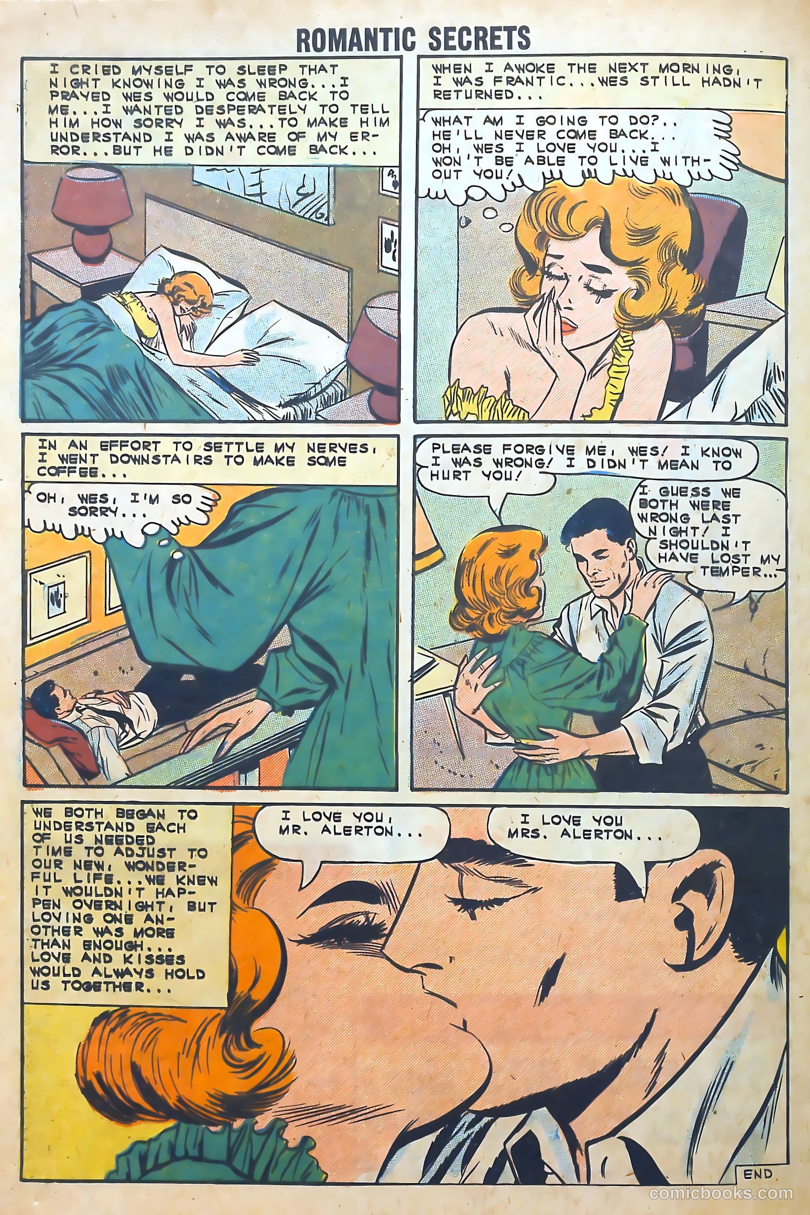 Romantic Secrets #46 — page 32 of 36
