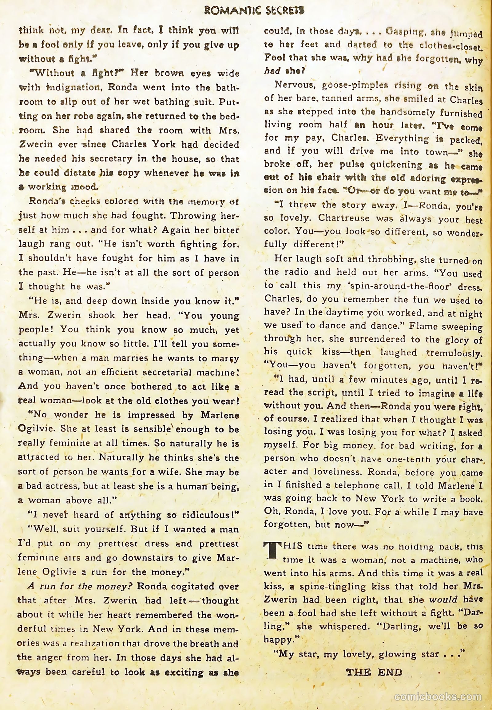 Romantic Secrets #5 — page 40 of 52