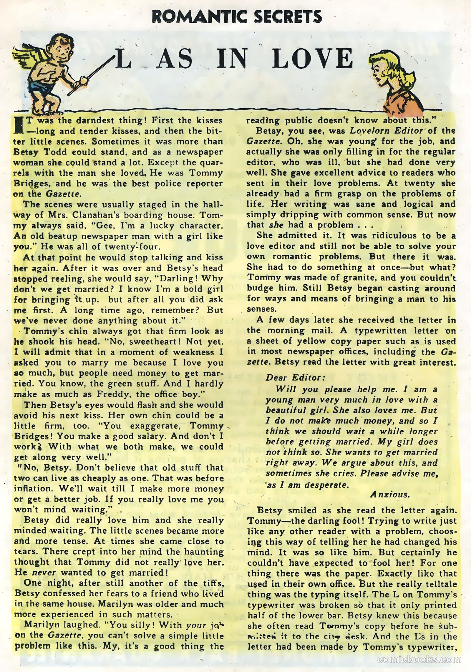 Romantic Secrets #5 — page 16 of 36