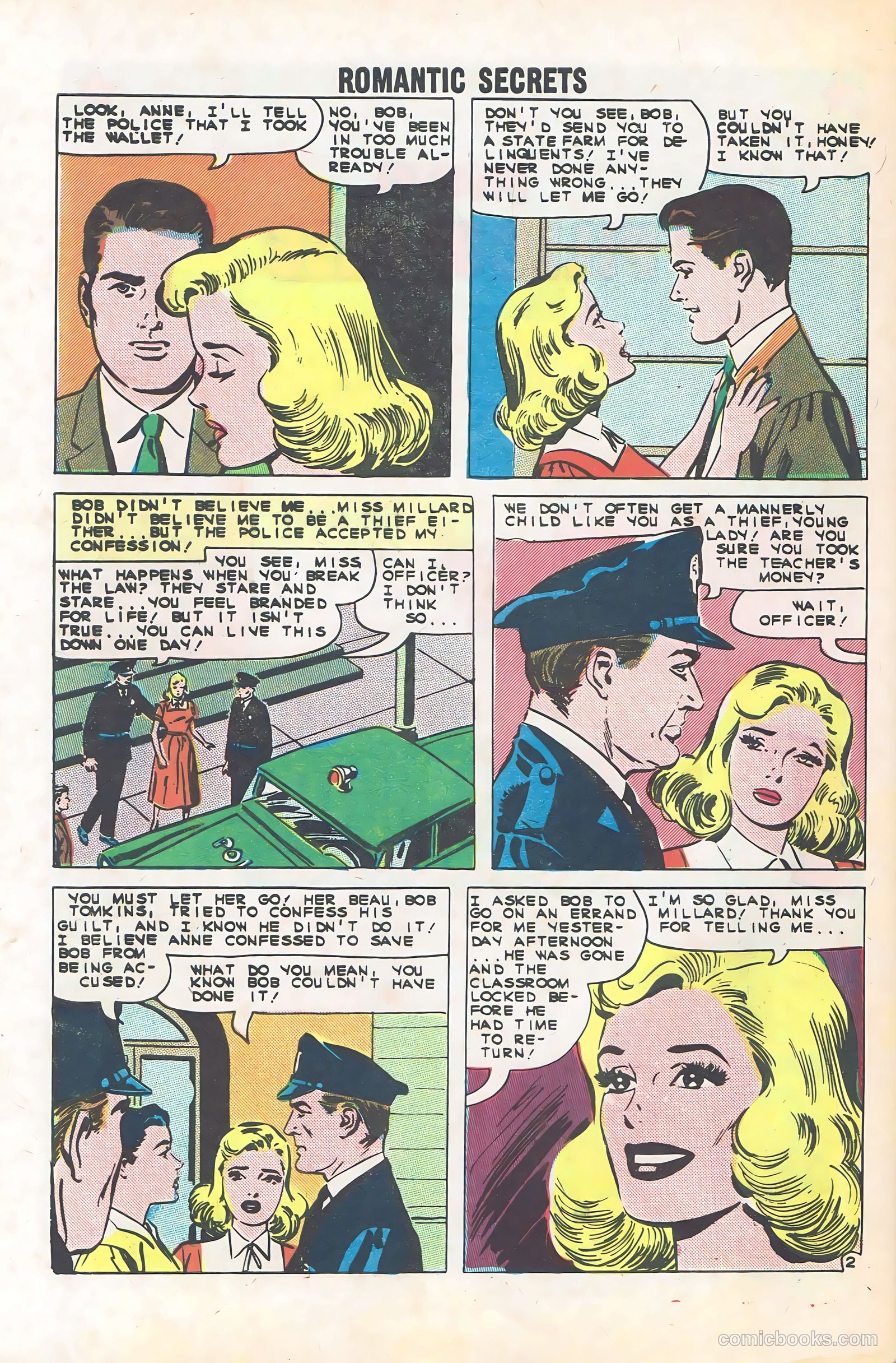 Romantic Secrets #50 — page 32 of 36