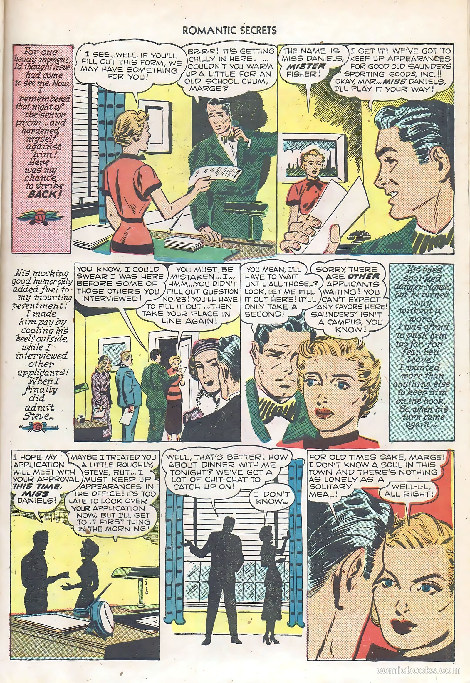 Romantic Secrets #6 — page 21 of 52