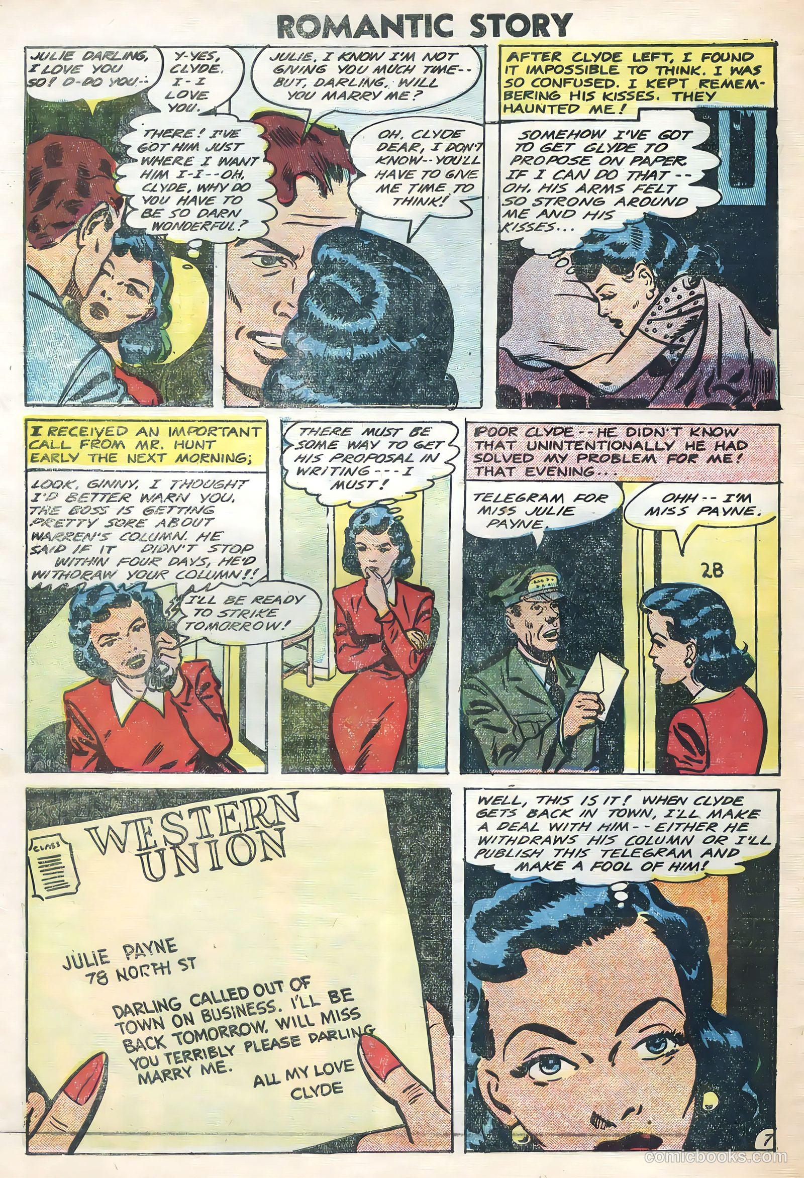 Romantic Story #28 — page 30 of 36