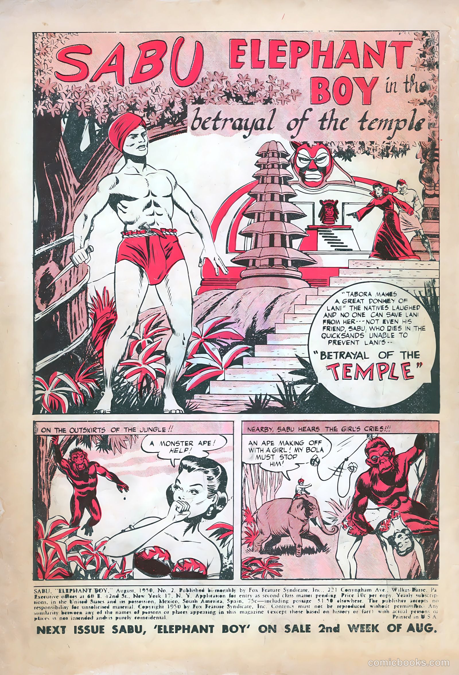 Sabu "Elephant Boy" #2 — page 3 of 37