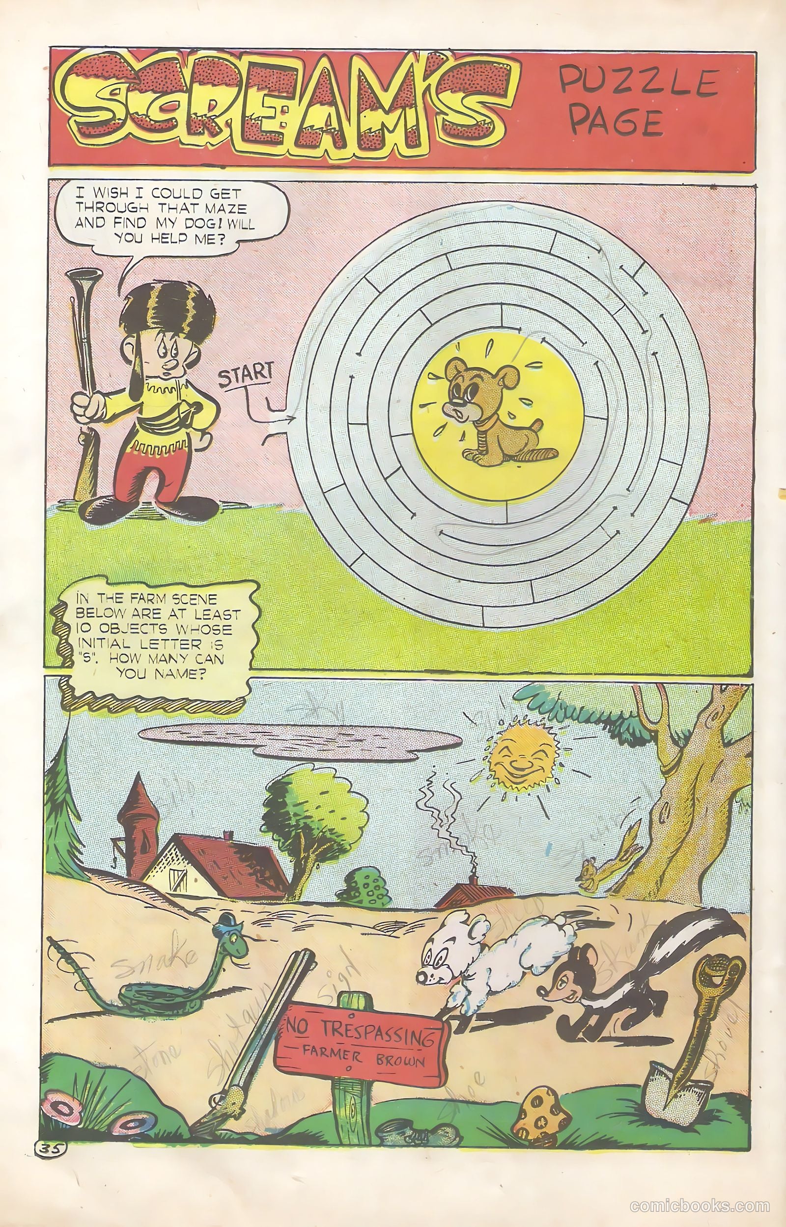 Scream Comics #1 — page 36 of 52