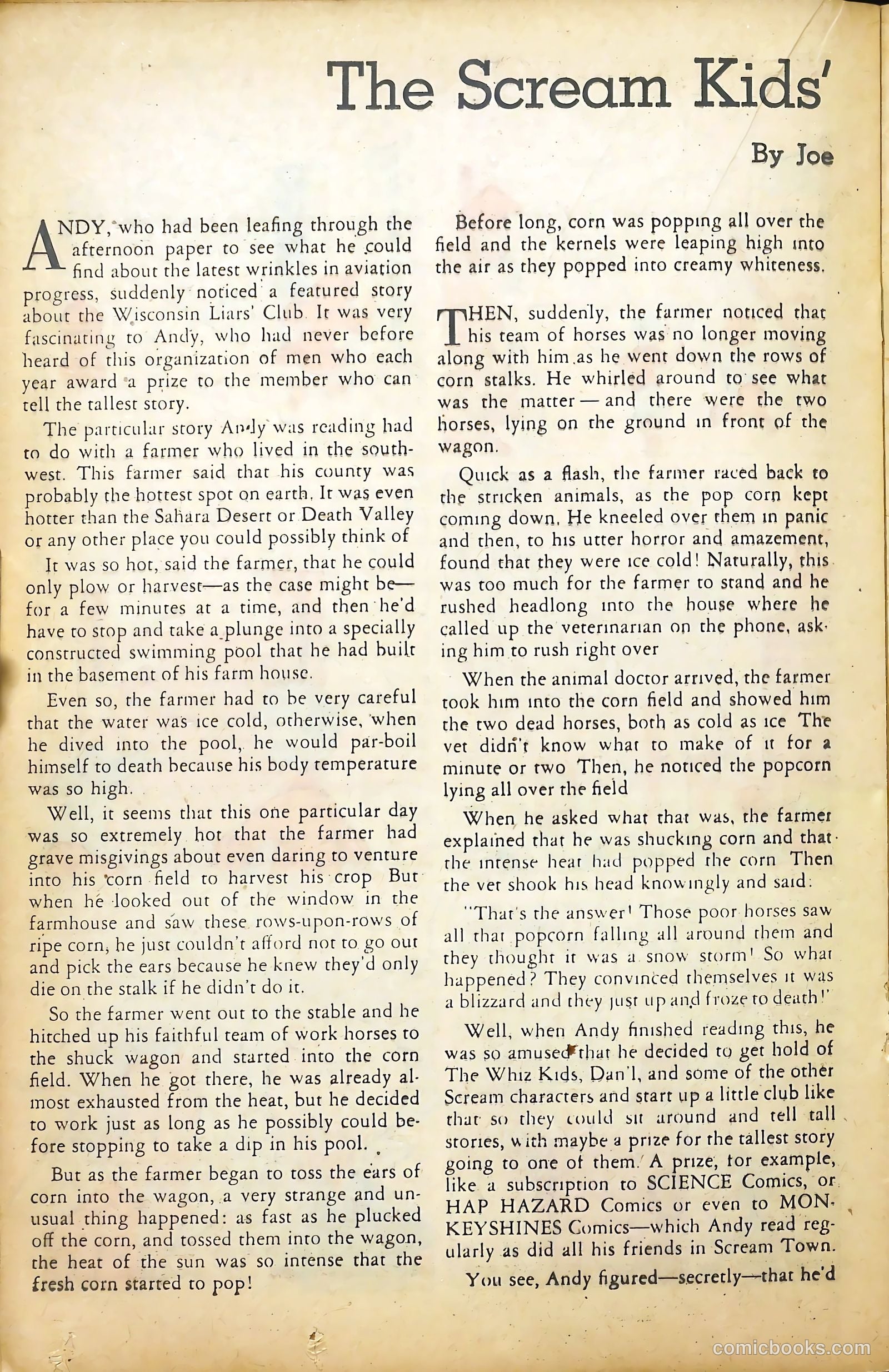 Scream Comics #9 — page 29 of 53