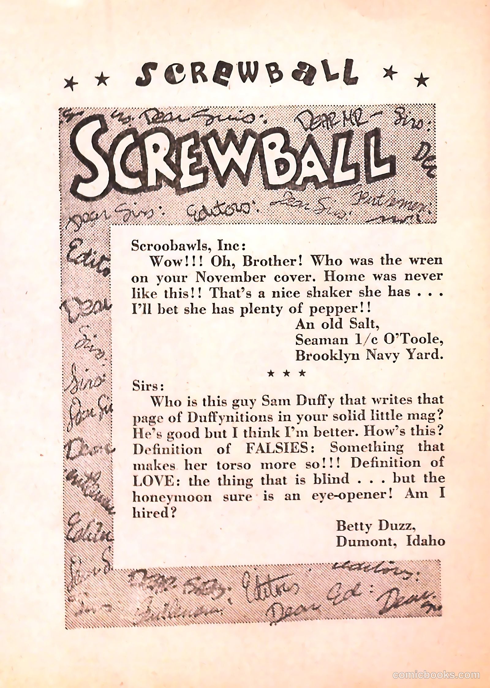 Screwball #1 — page 58 of 70