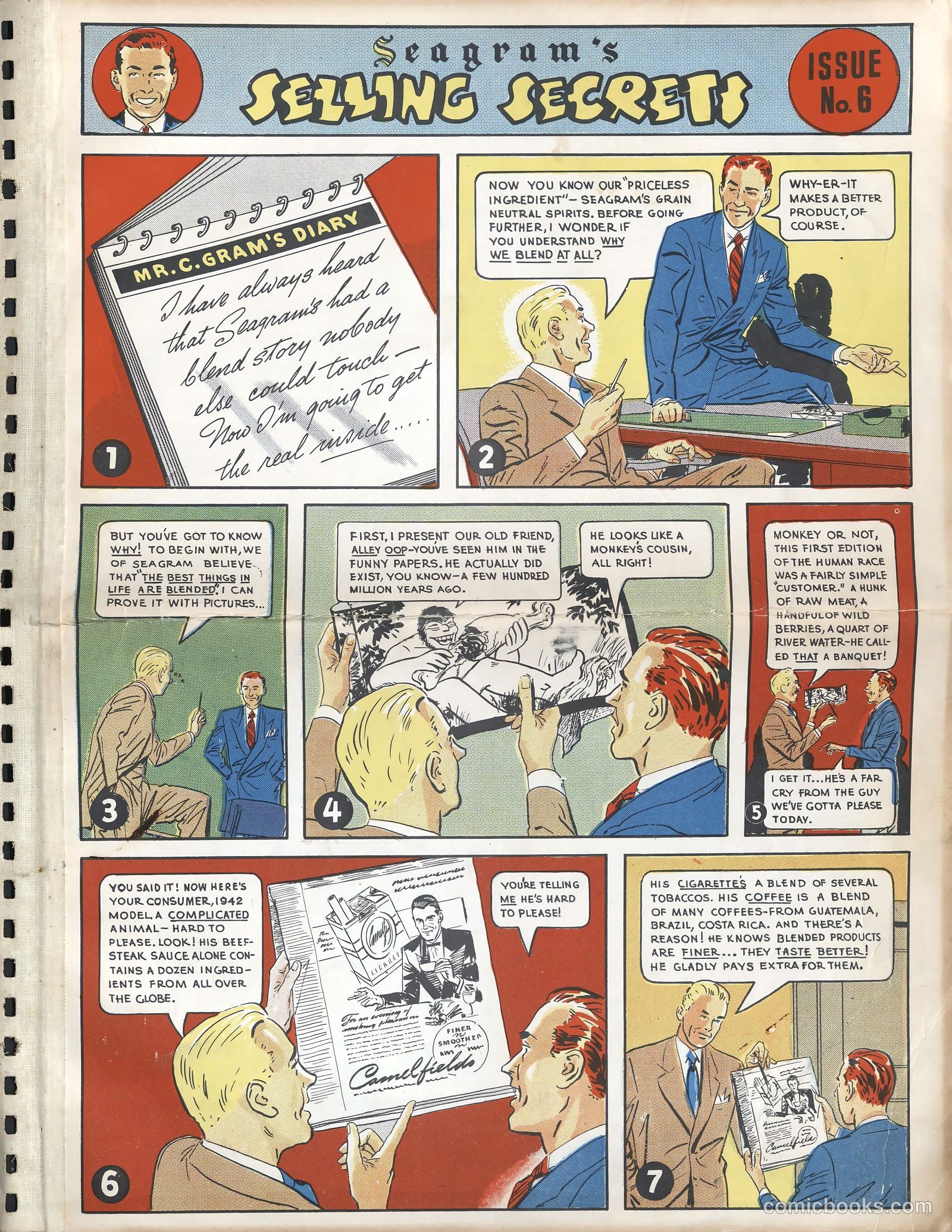 Seagram Selling Secrets #6 — page 1 of 5