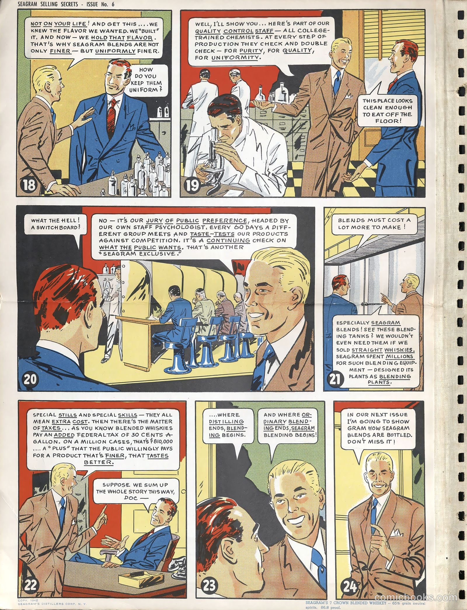 Seagram Selling Secrets #6 — page 5 of 5