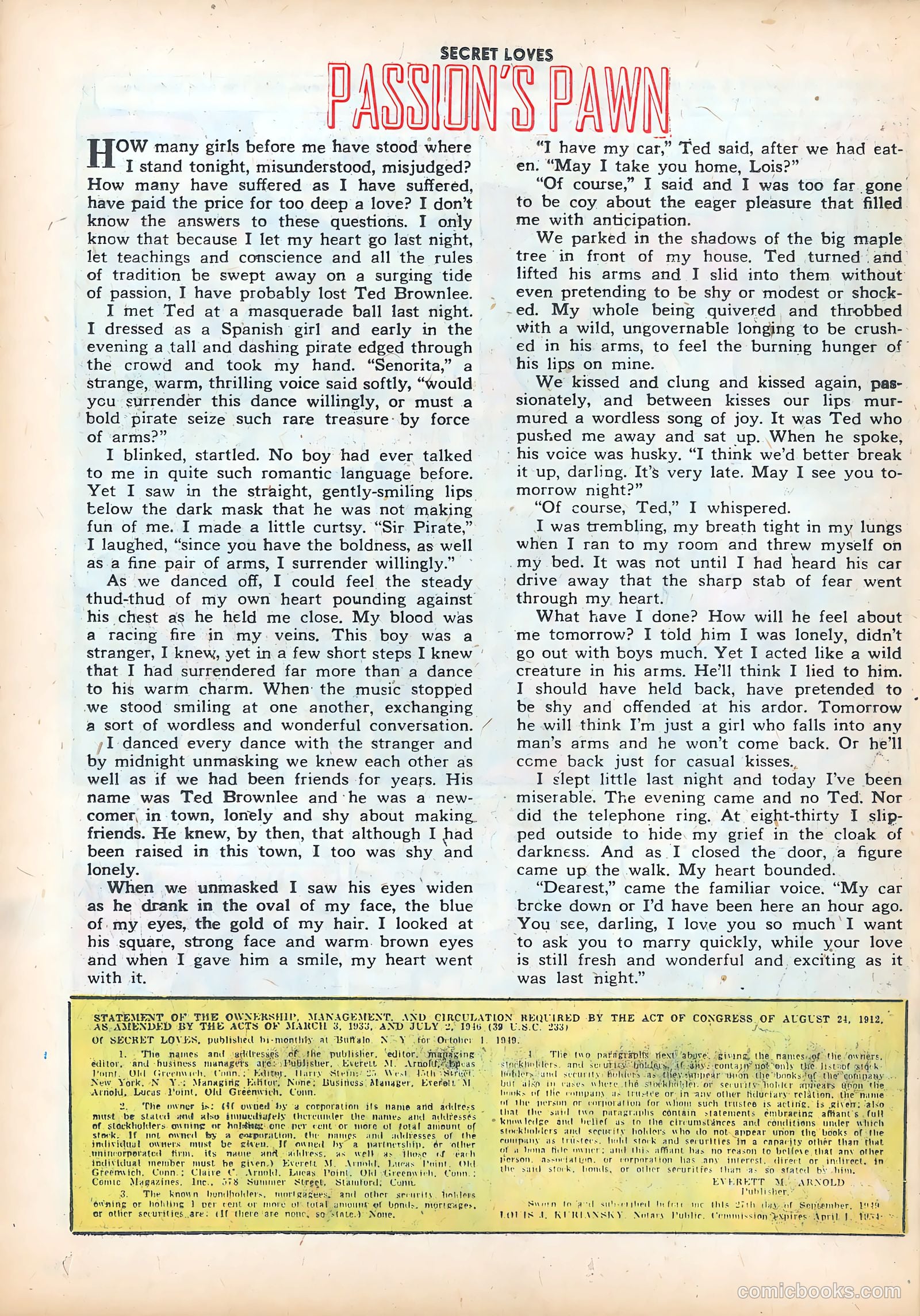 Secret Loves #3 — page 26 of 36