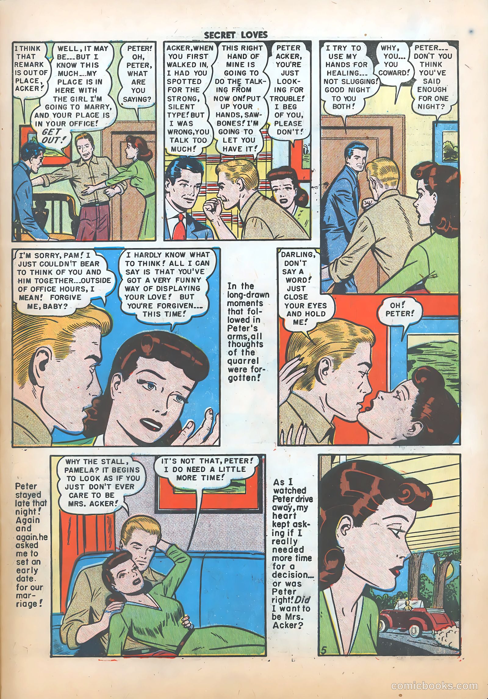 Secret Loves #5 — page 31 of 36