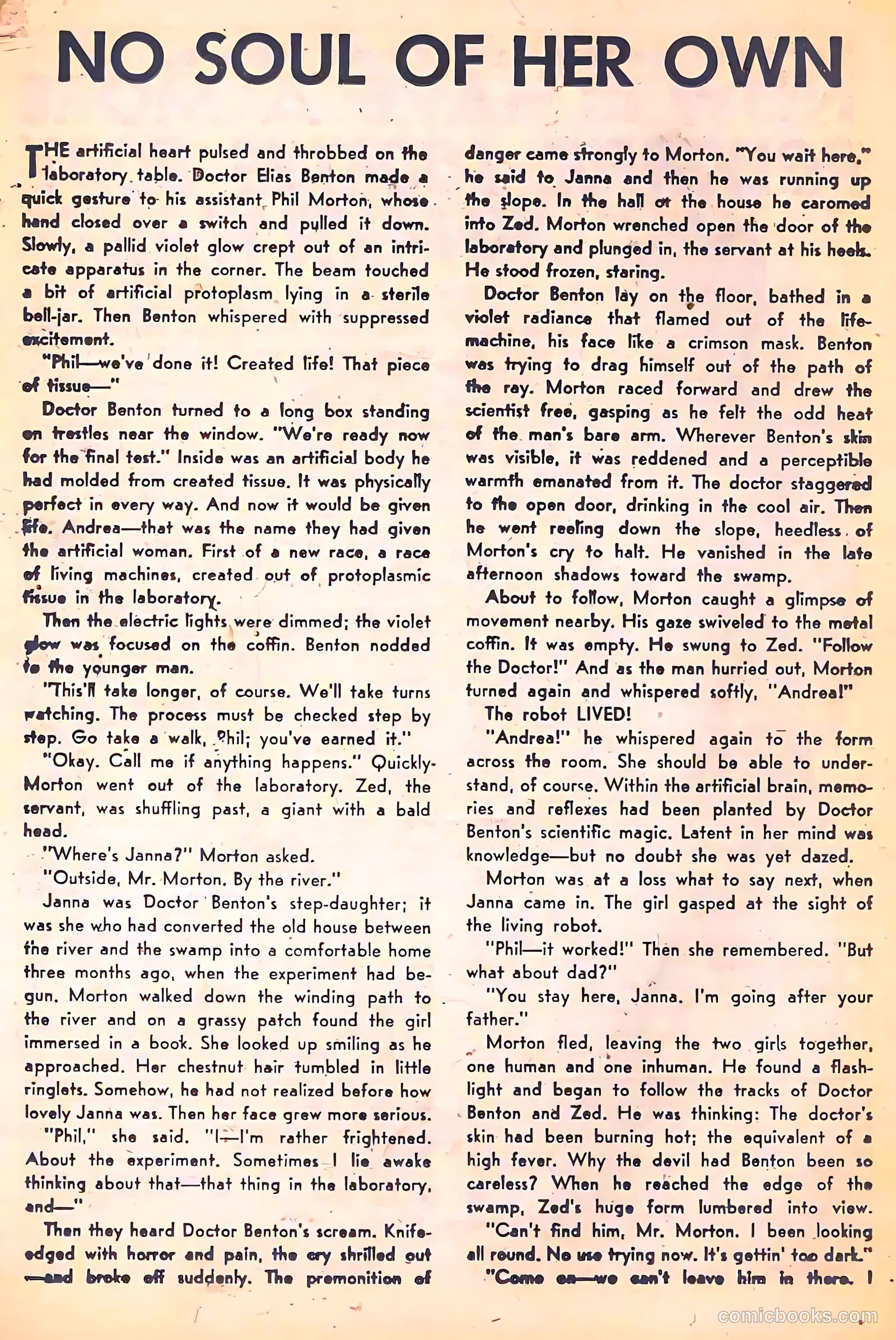 Secret Mysteries #17 — page 26 of 36
