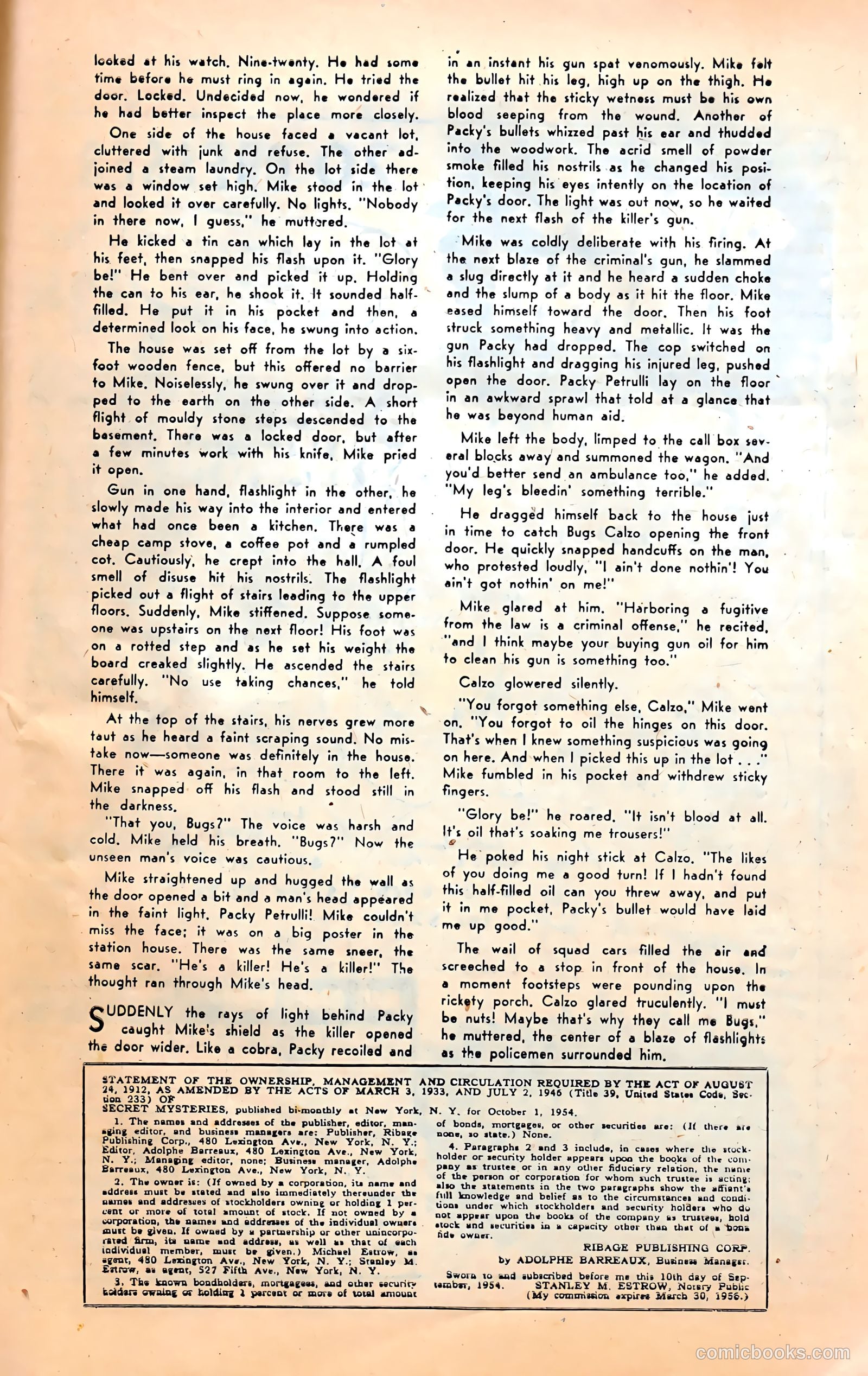 Secret Mysteries #19 — page 27 of 36