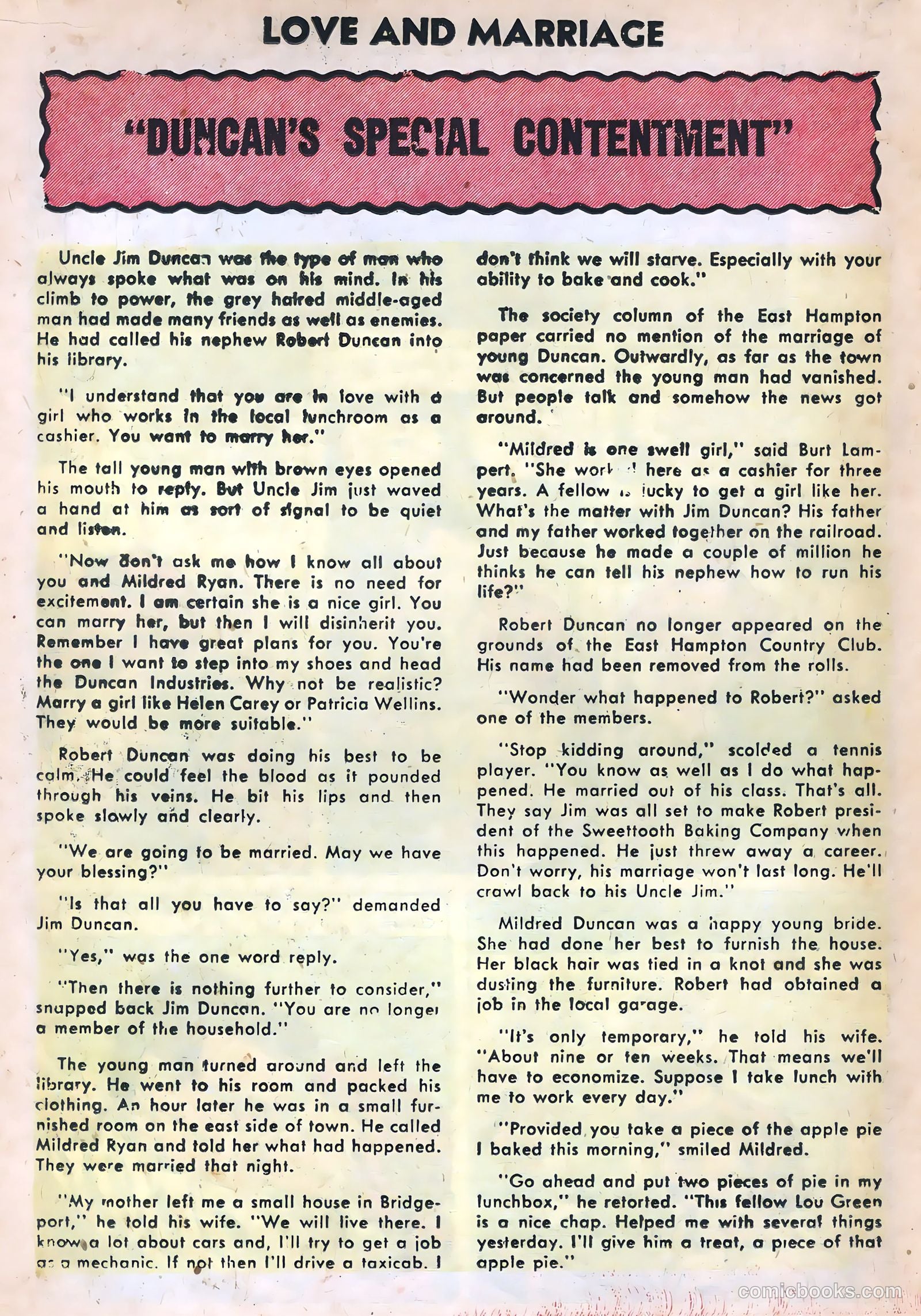 Secrets of Love and Marriage #1 — page 18 of 36