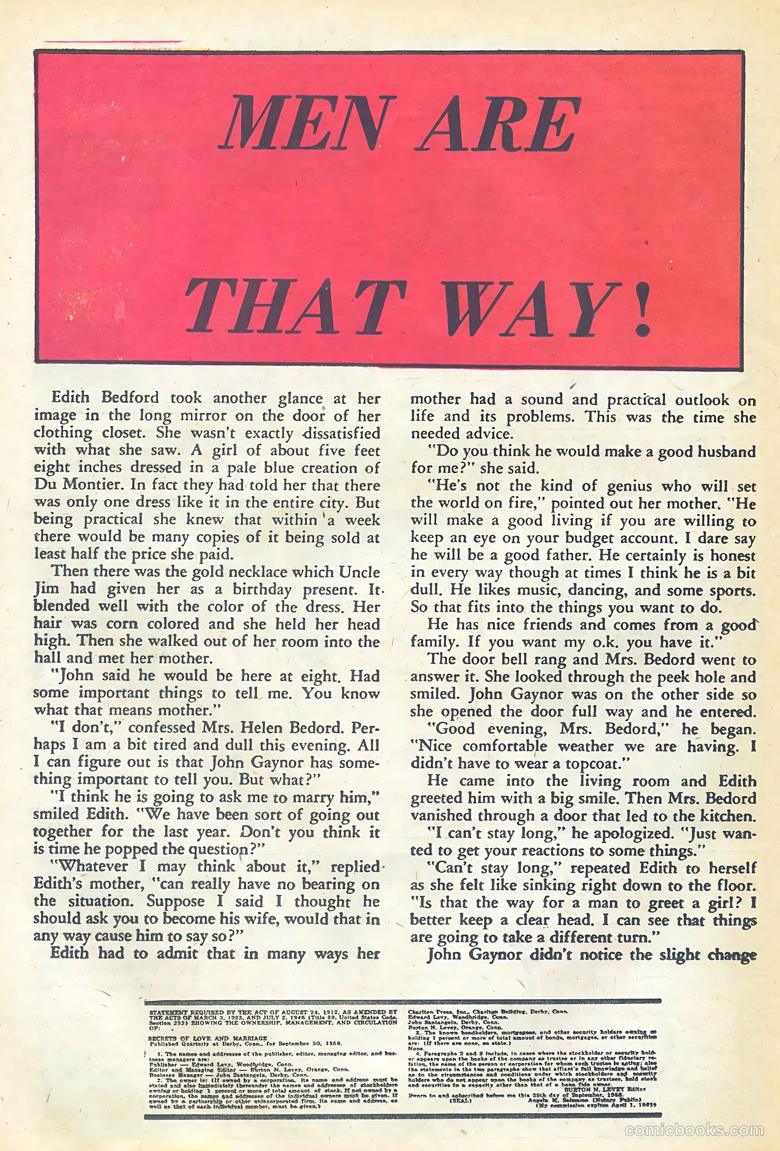Secrets of Love and Marriage #13 — page 26 of 36