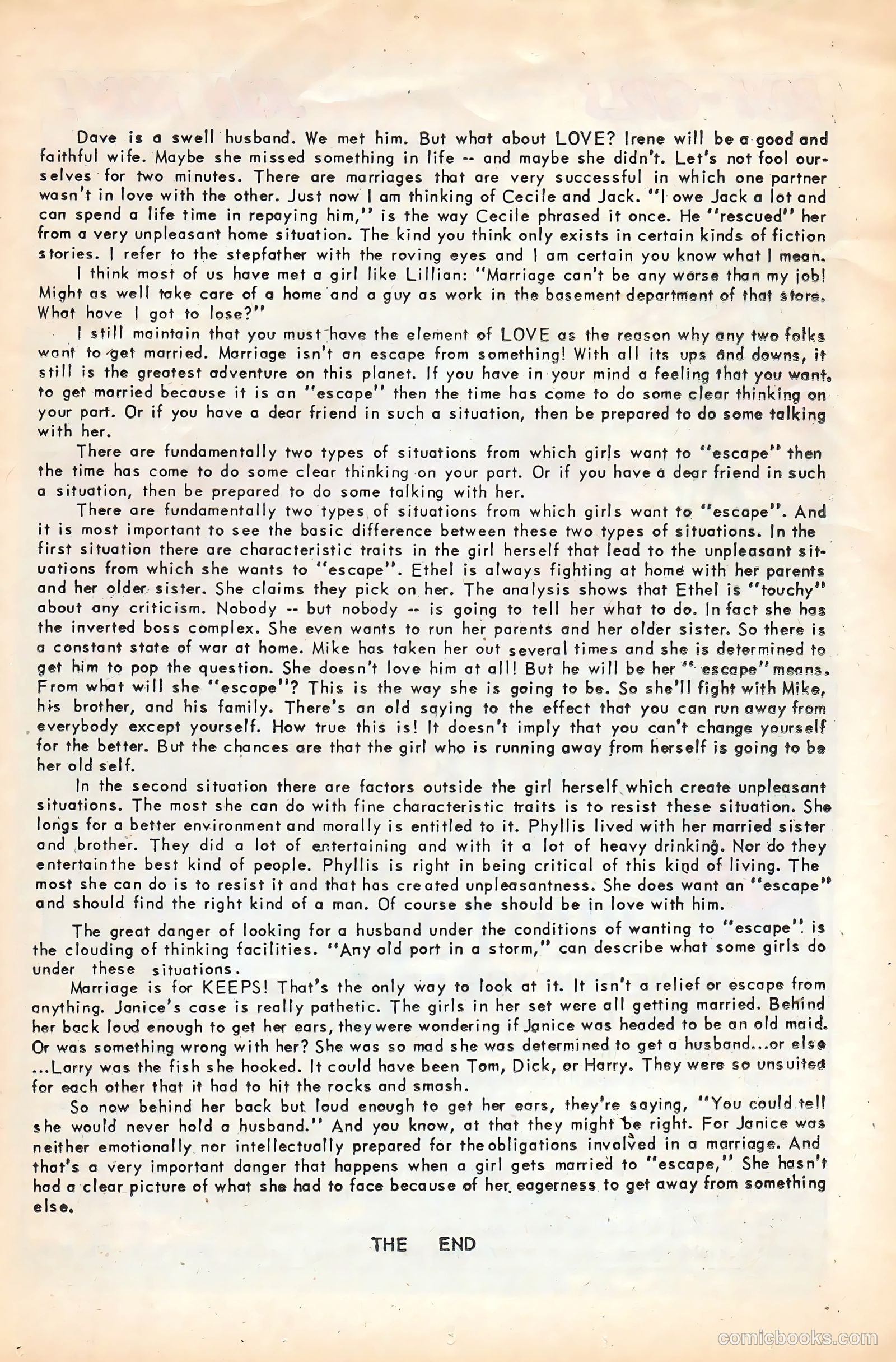 Secrets of Love and Marriage #22 — page 21 of 36