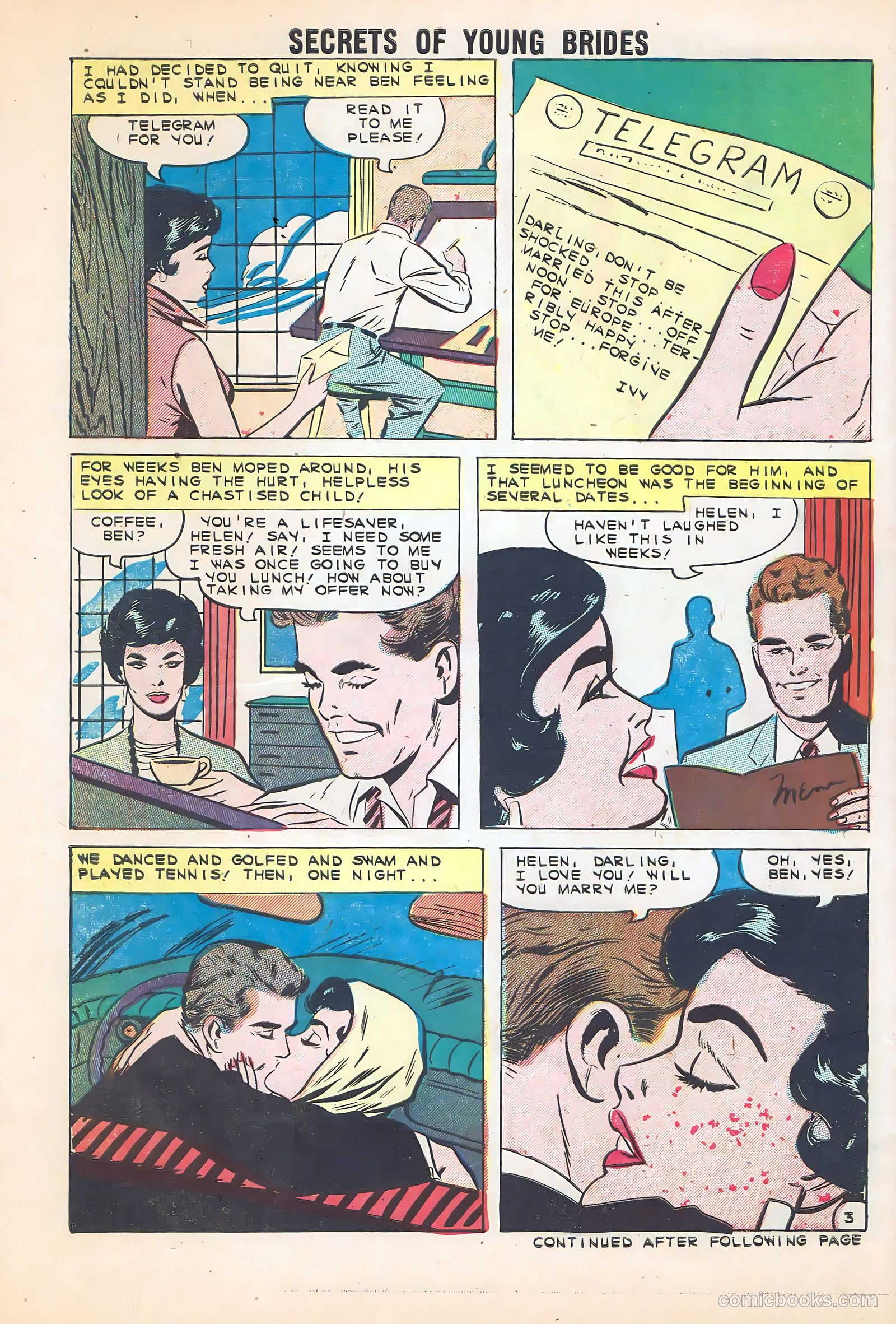 Secrets of Young Brides #22 — page 30 of 36