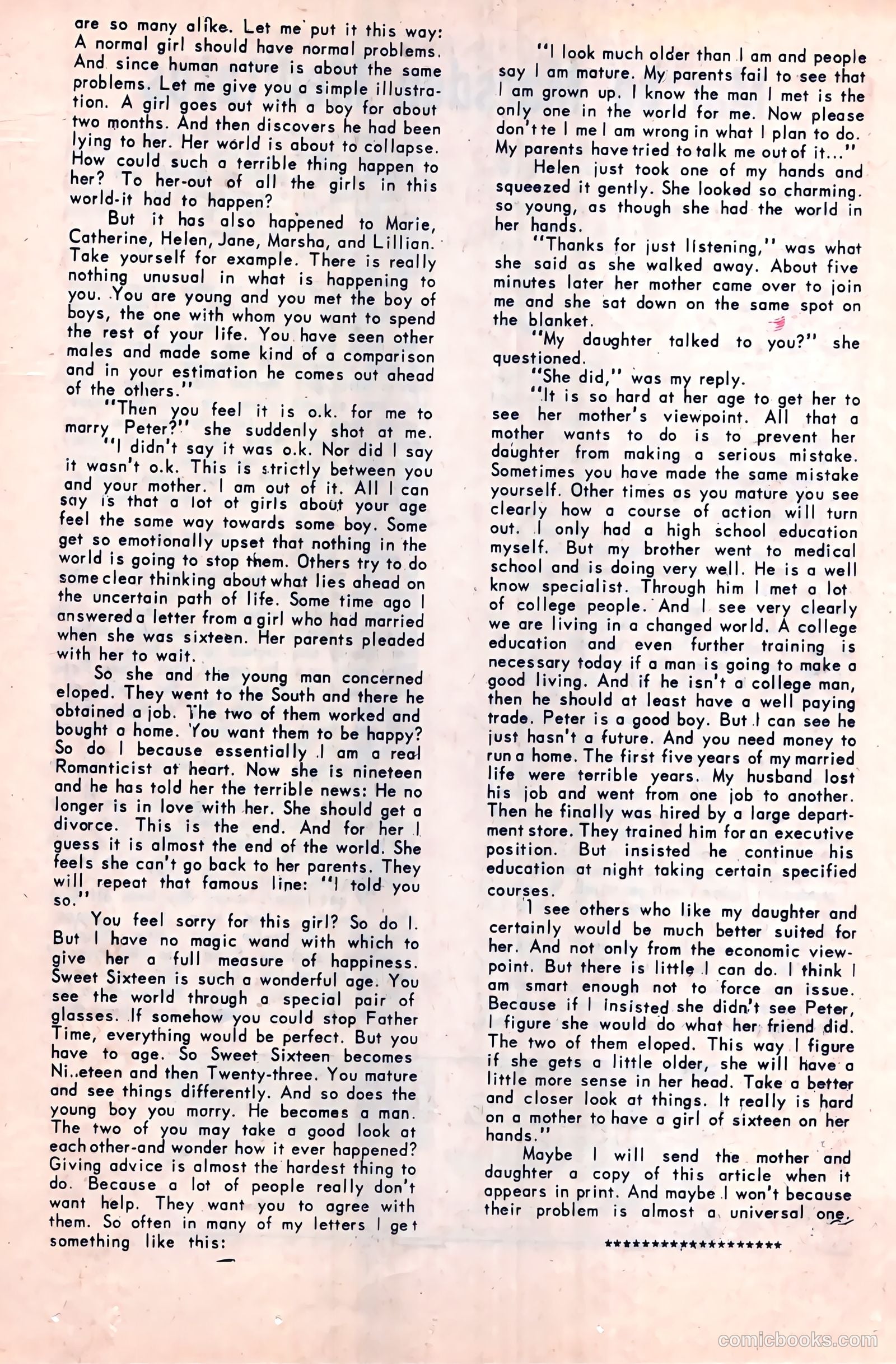 Secrets of Young Brides #42 — page 20 of 36
