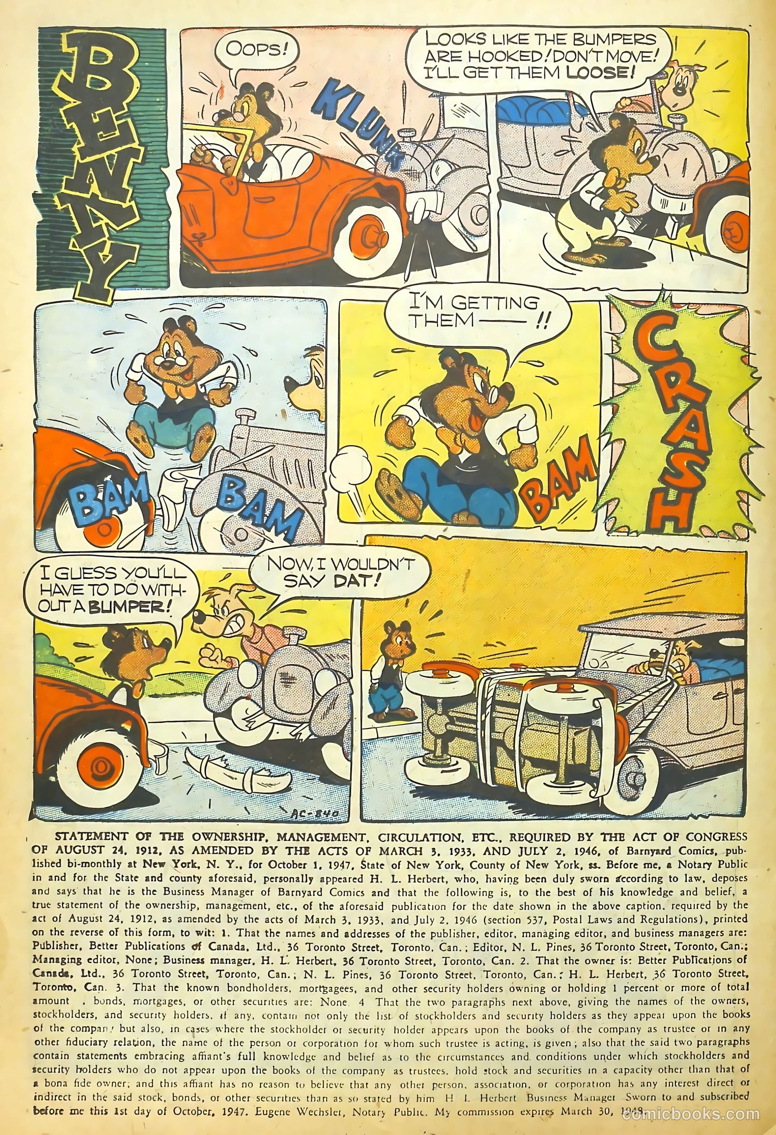 Barnyard Comics #17 — page 37 of 53