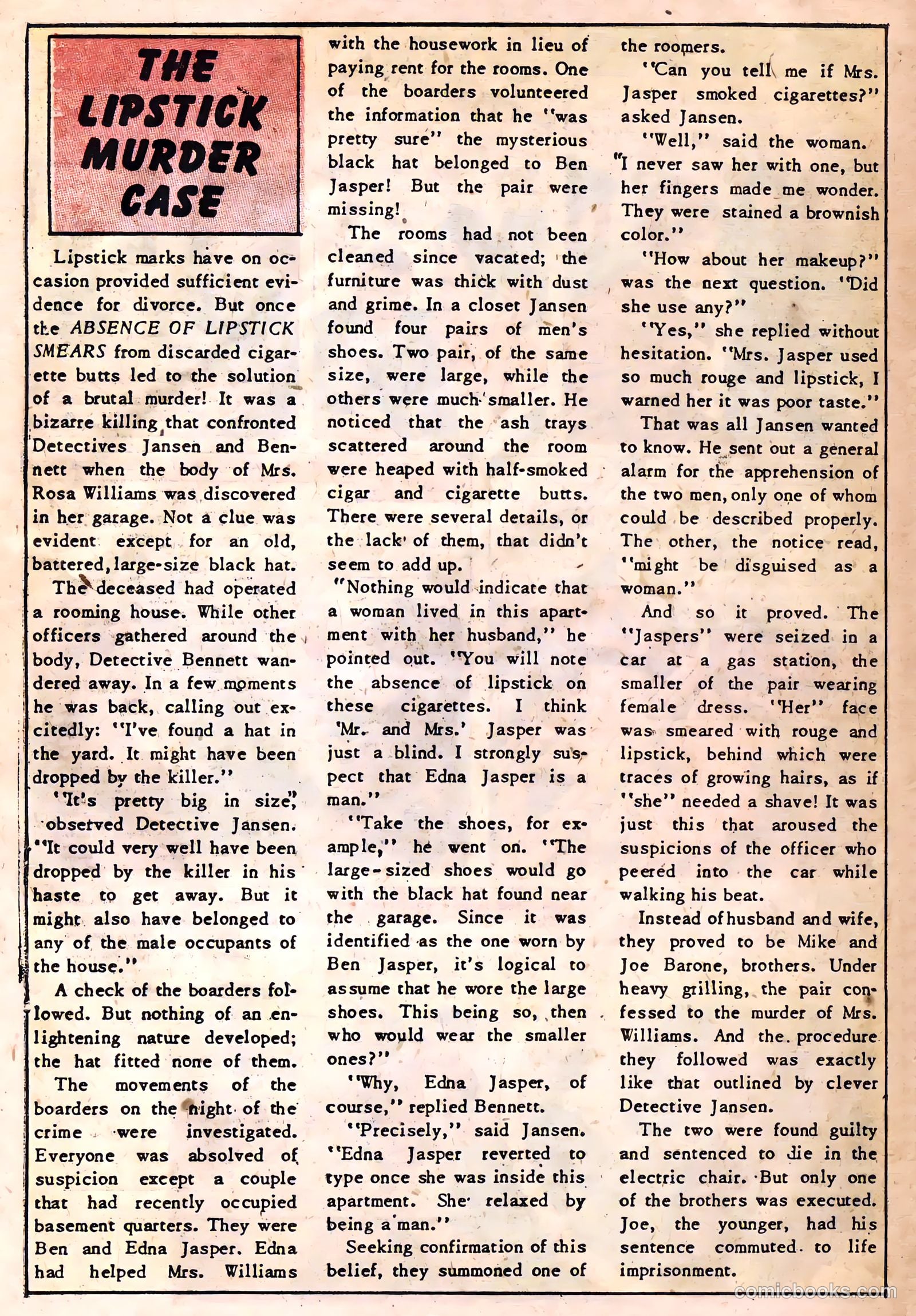 Sensational Police Cases #5 — page 26 of 36
