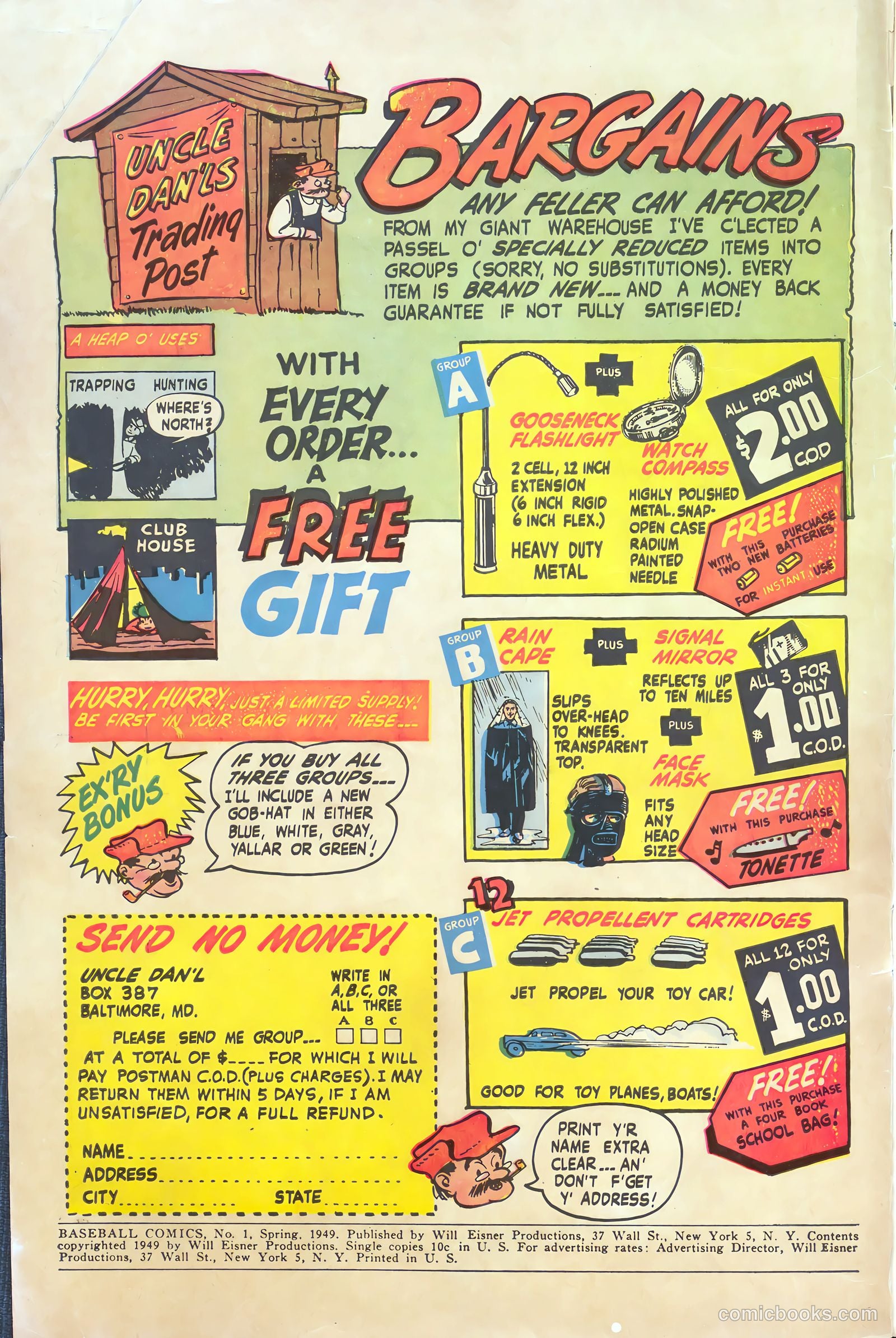 Baseball Comics #1 — page 2 of 36