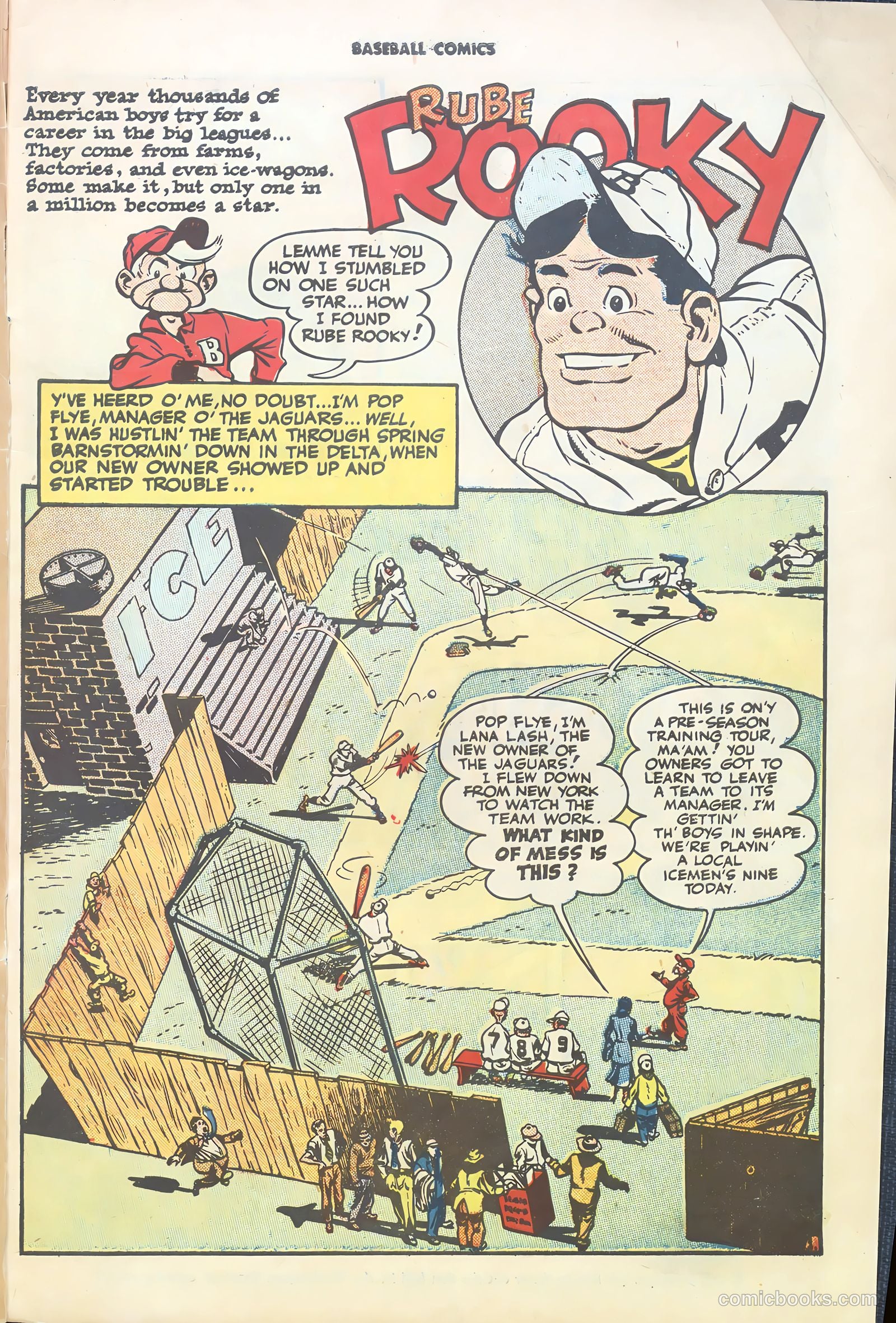 Baseball Comics #1 — page 3 of 36