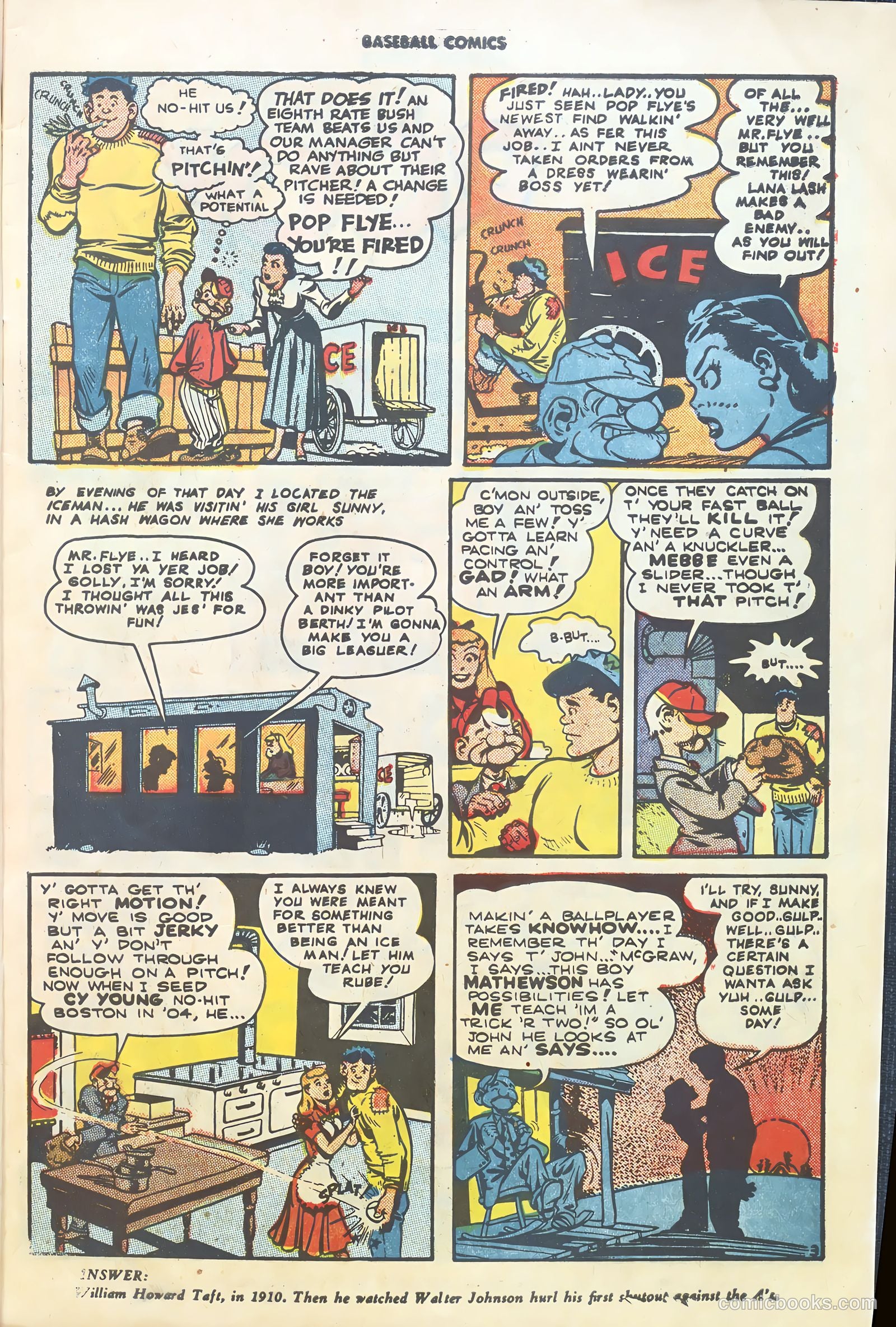 Baseball Comics #1 — page 5 of 36