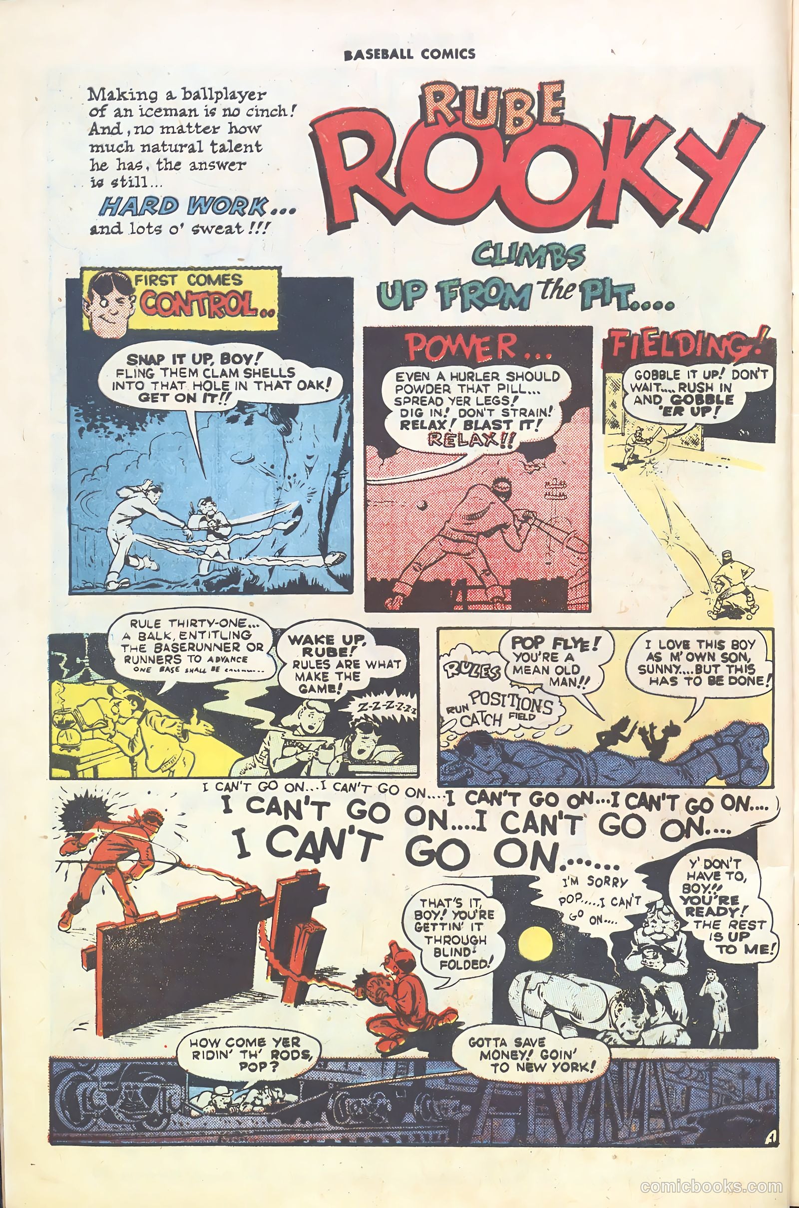 Baseball Comics #1 — page 6 of 36