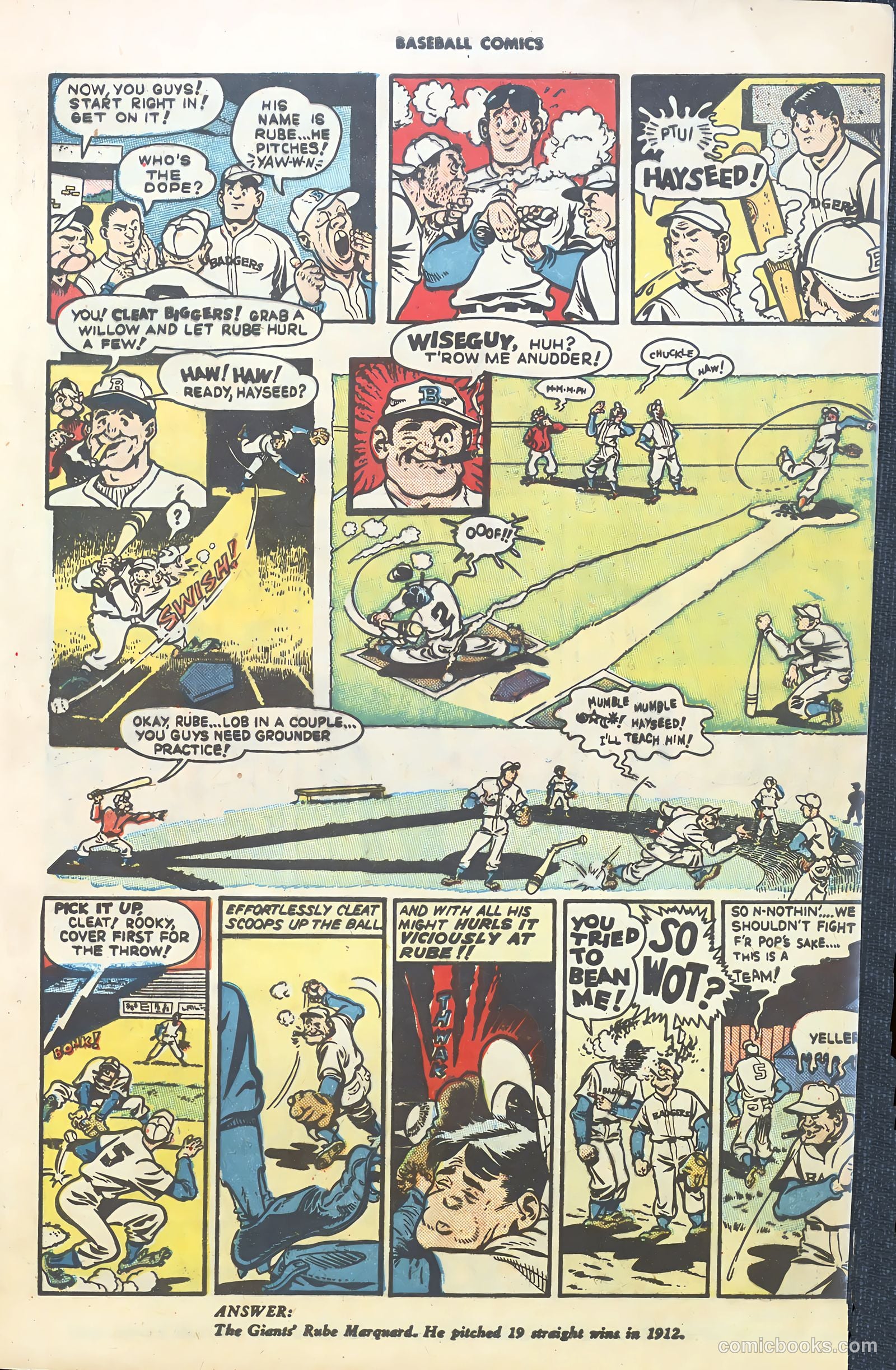 Baseball Comics #1 — page 9 of 36