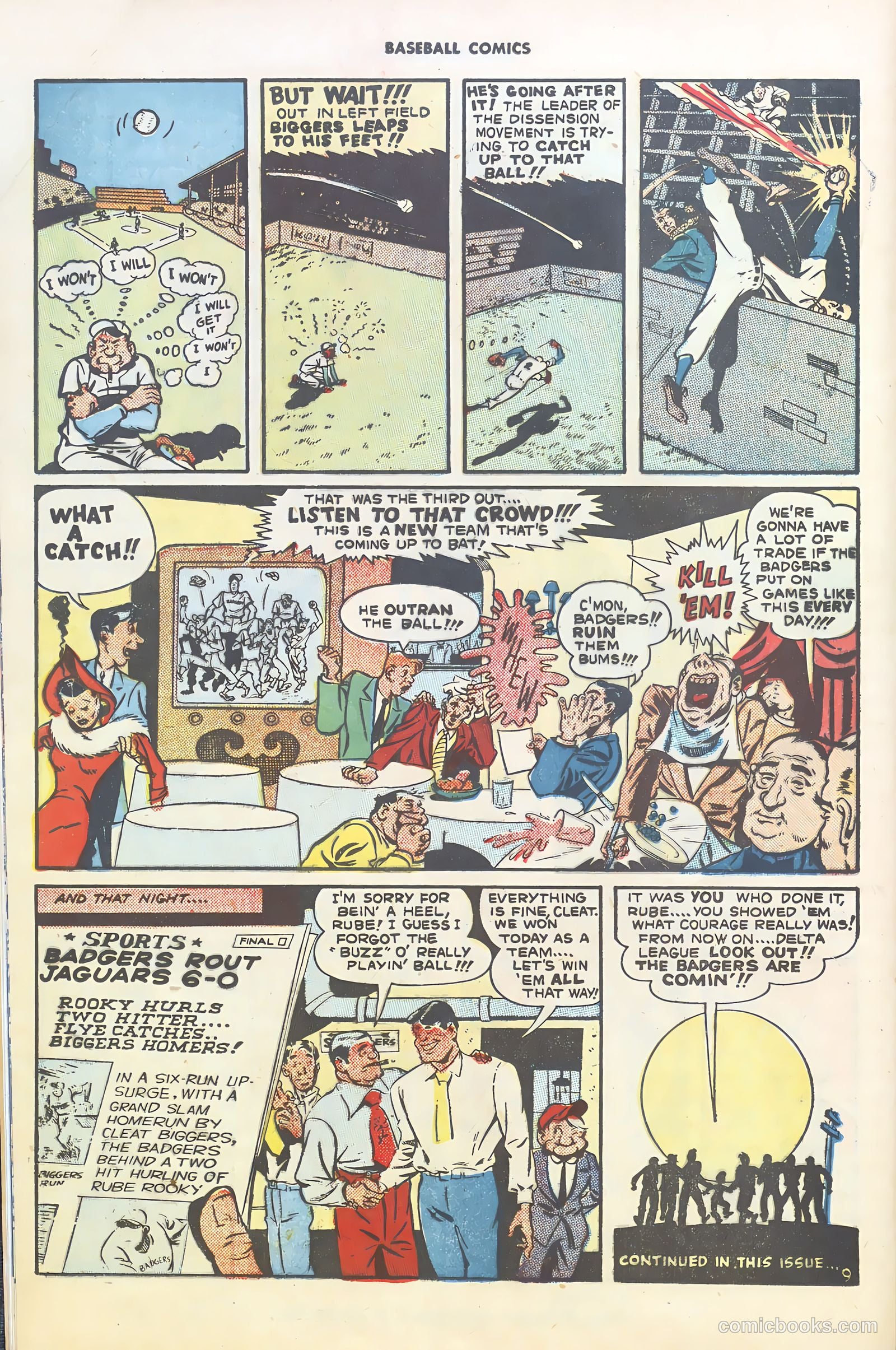 Baseball Comics #1 — page 14 of 36