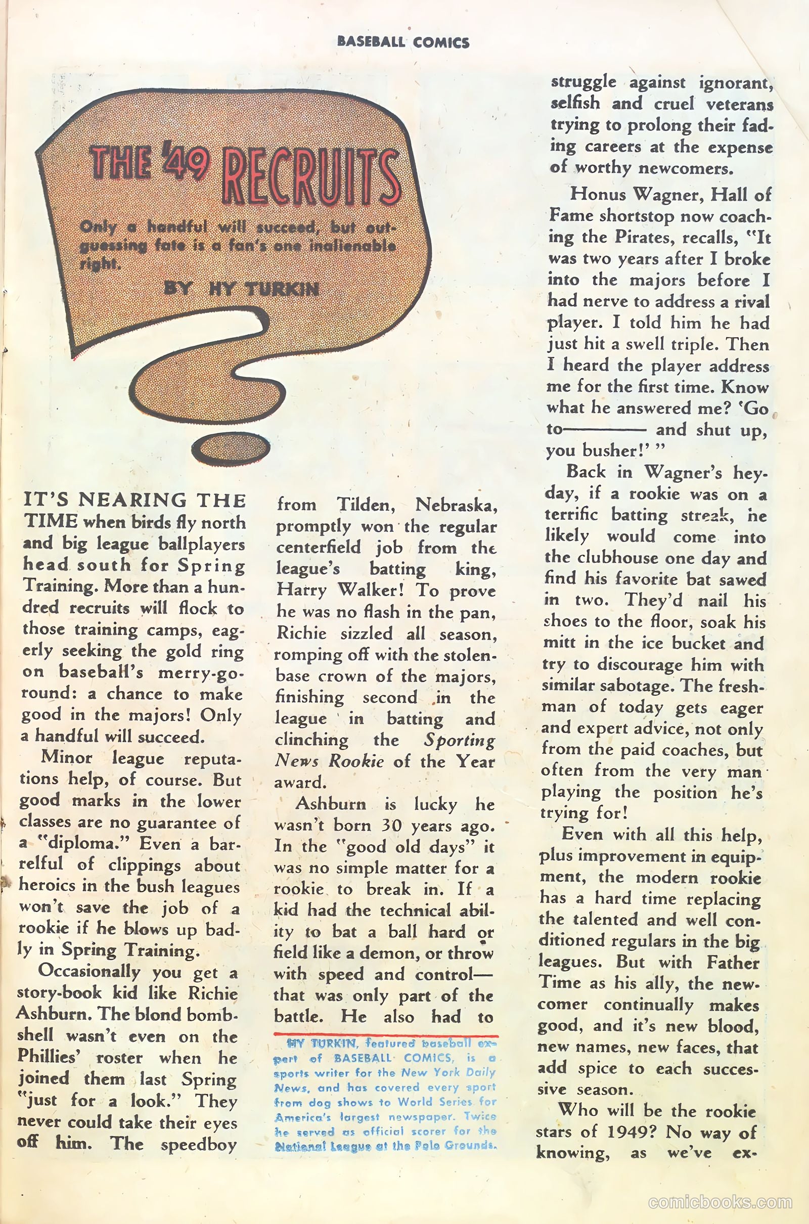 Baseball Comics #1 — page 15 of 36