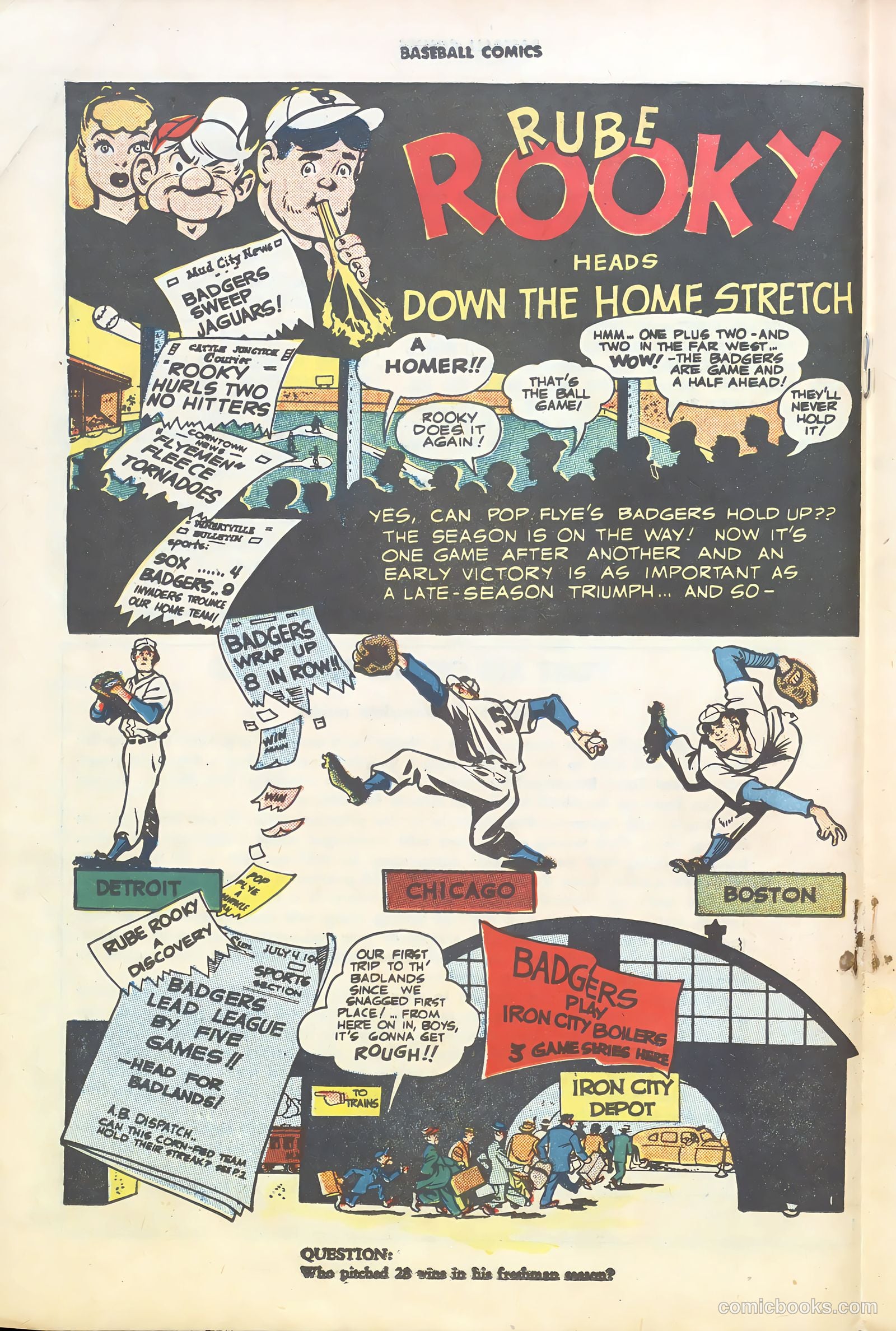 Baseball Comics #1 — page 18 of 36