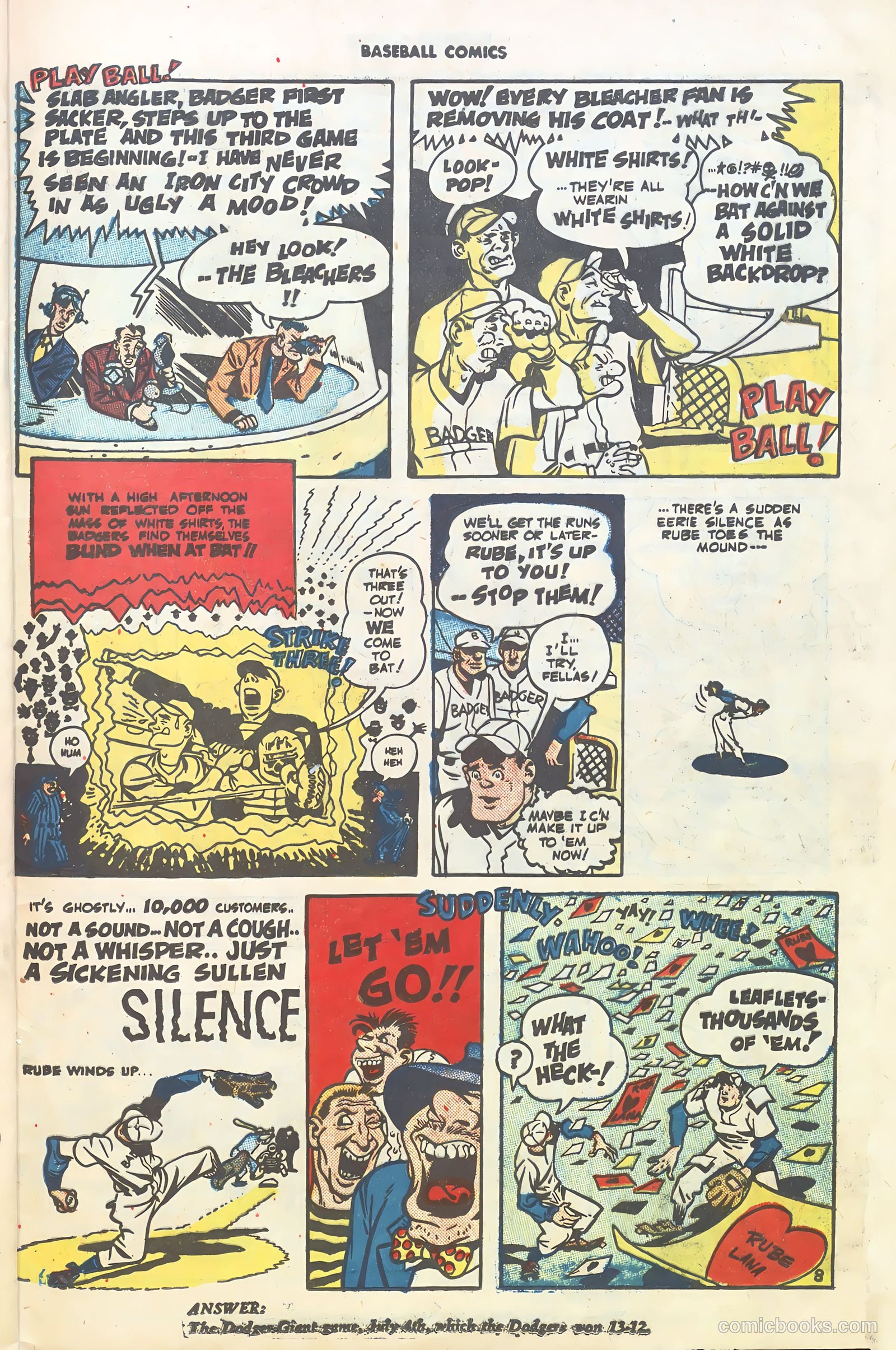 Baseball Comics #1 — page 25 of 36